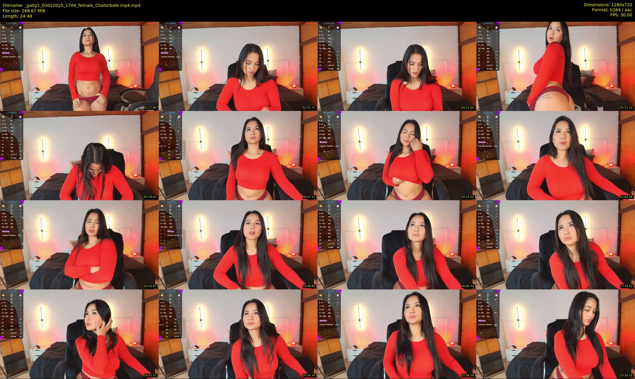 _gaby1 — 25 minute Chaturbate female cam show recording, 720p, Feb 3, 2025