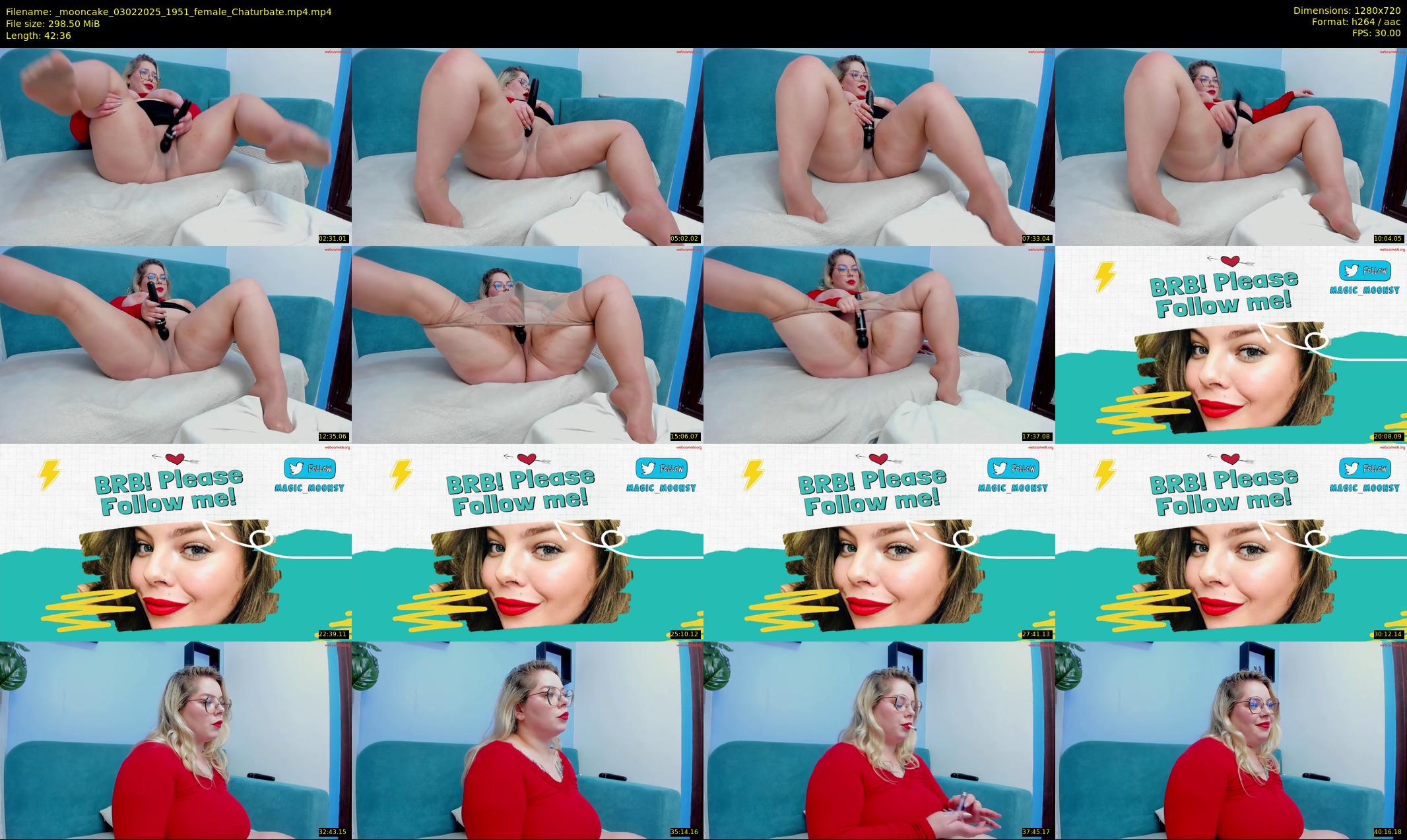_mooncake — 43 minute Chaturbate female cam show recording, 720p, Feb 3, 2025