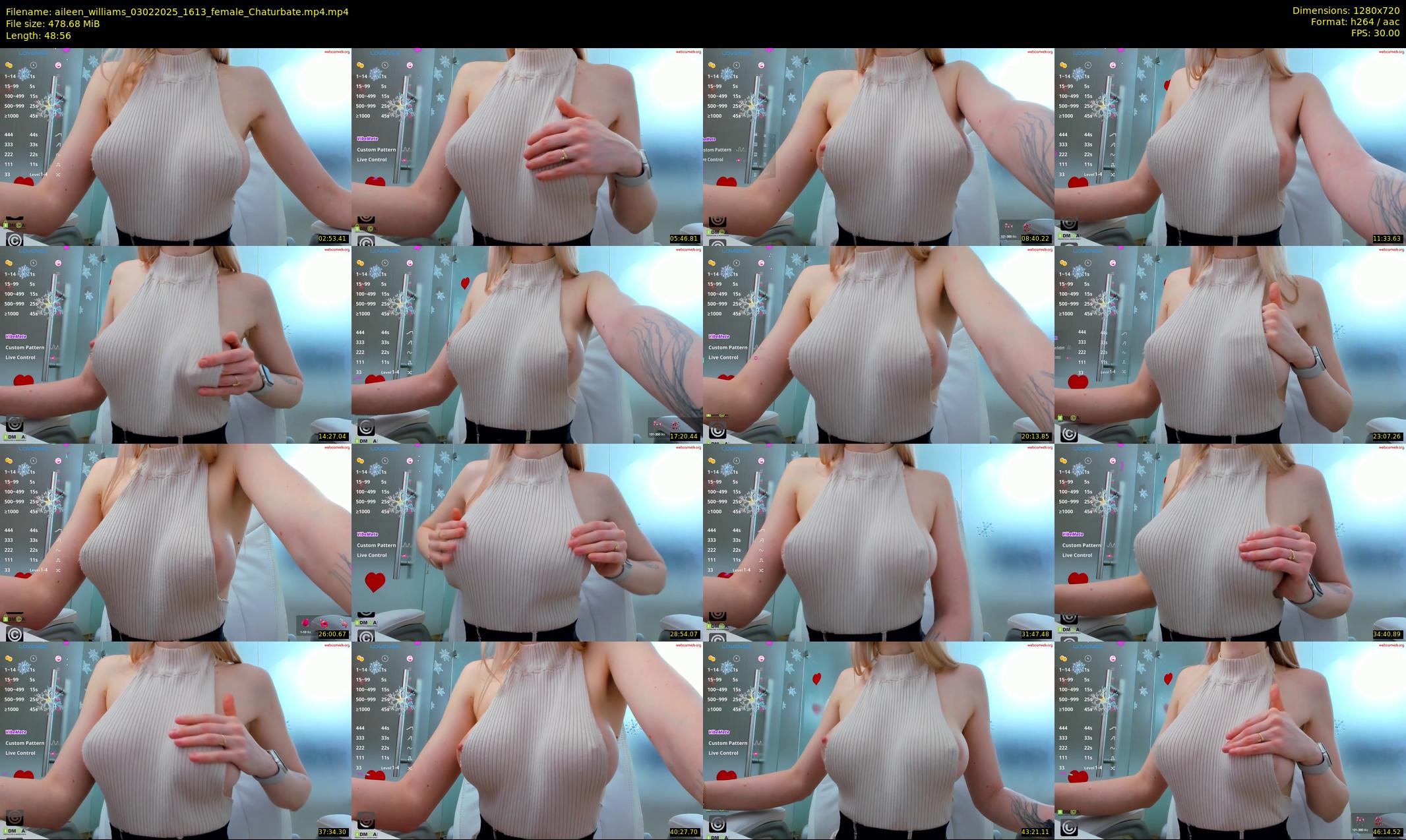 aileen_williams — 49 minute Chaturbate female cam show recording, 720p, Feb 3, 2025