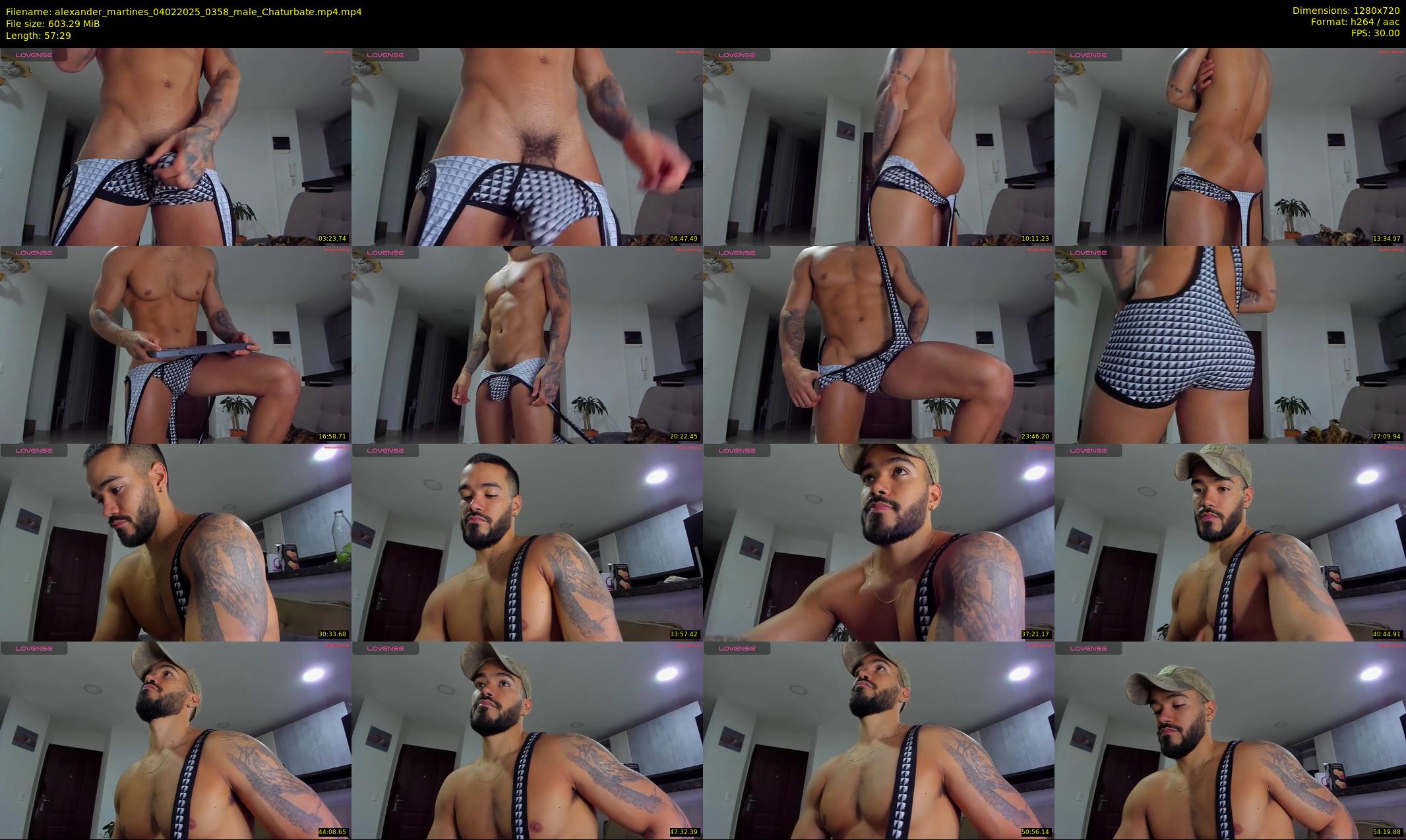 alexander_martines — 58 minute Chaturbate male cam show recording, 720p, Feb 4, 2025