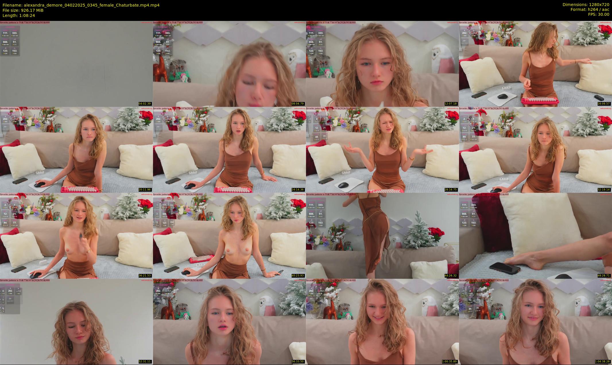 alexandra_demore — 69 minute Chaturbate female cam show recording, 720p, Feb 4, 2025