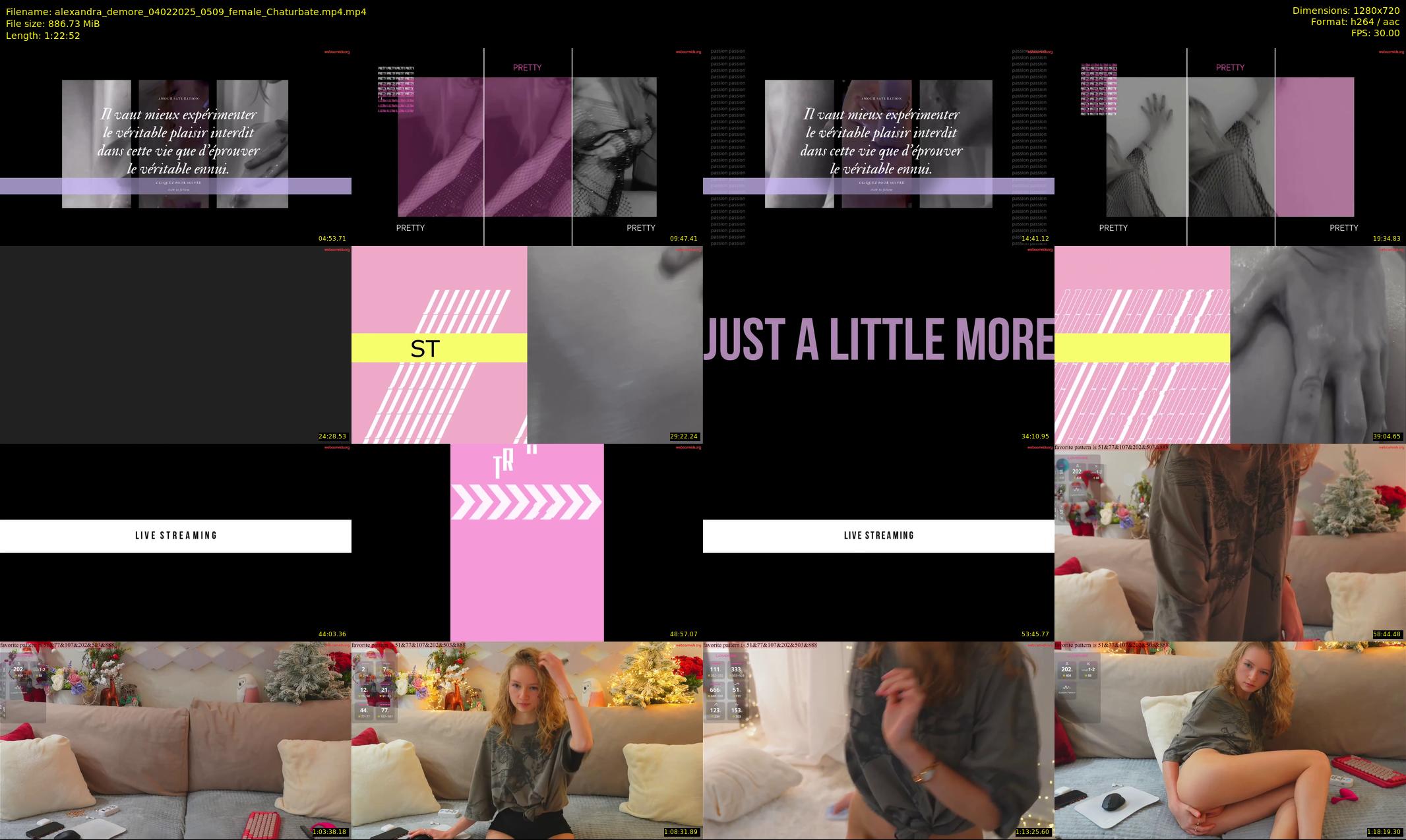 alexandra_demore — 83 minute Chaturbate female cam show recording, 720p, Feb 4, 2025