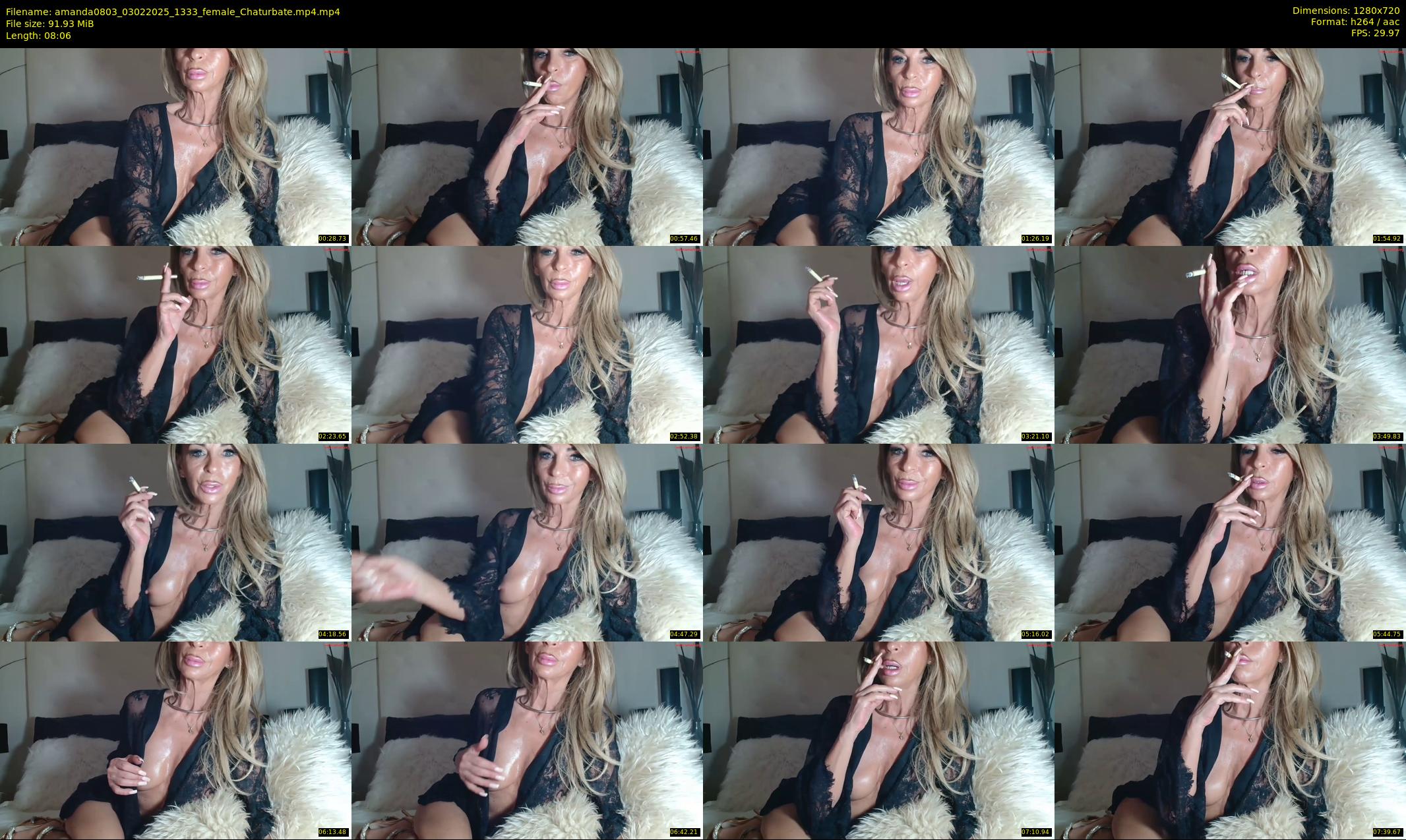 amanda0803 — 9 minute Chaturbate female cam show recording, 720p, Feb 3, 2025