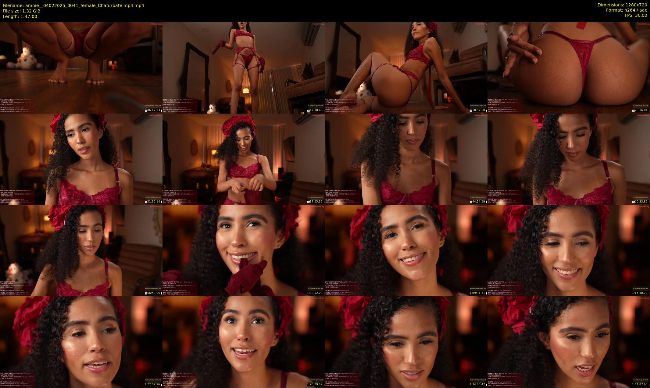 amnie_ — 107 minute Chaturbate female cam show recording, 720p, Feb 4, 2025