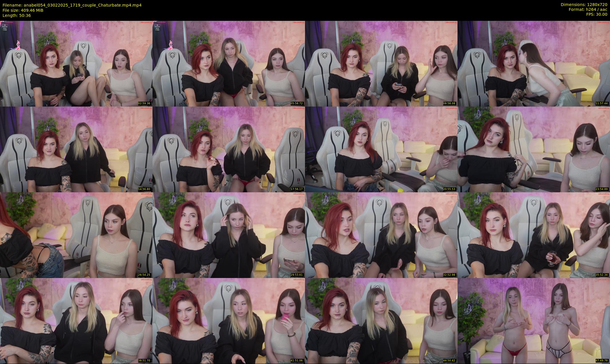 anabel054 — 51 minute Chaturbate female cam show recording, 720p, Feb 3, 2025