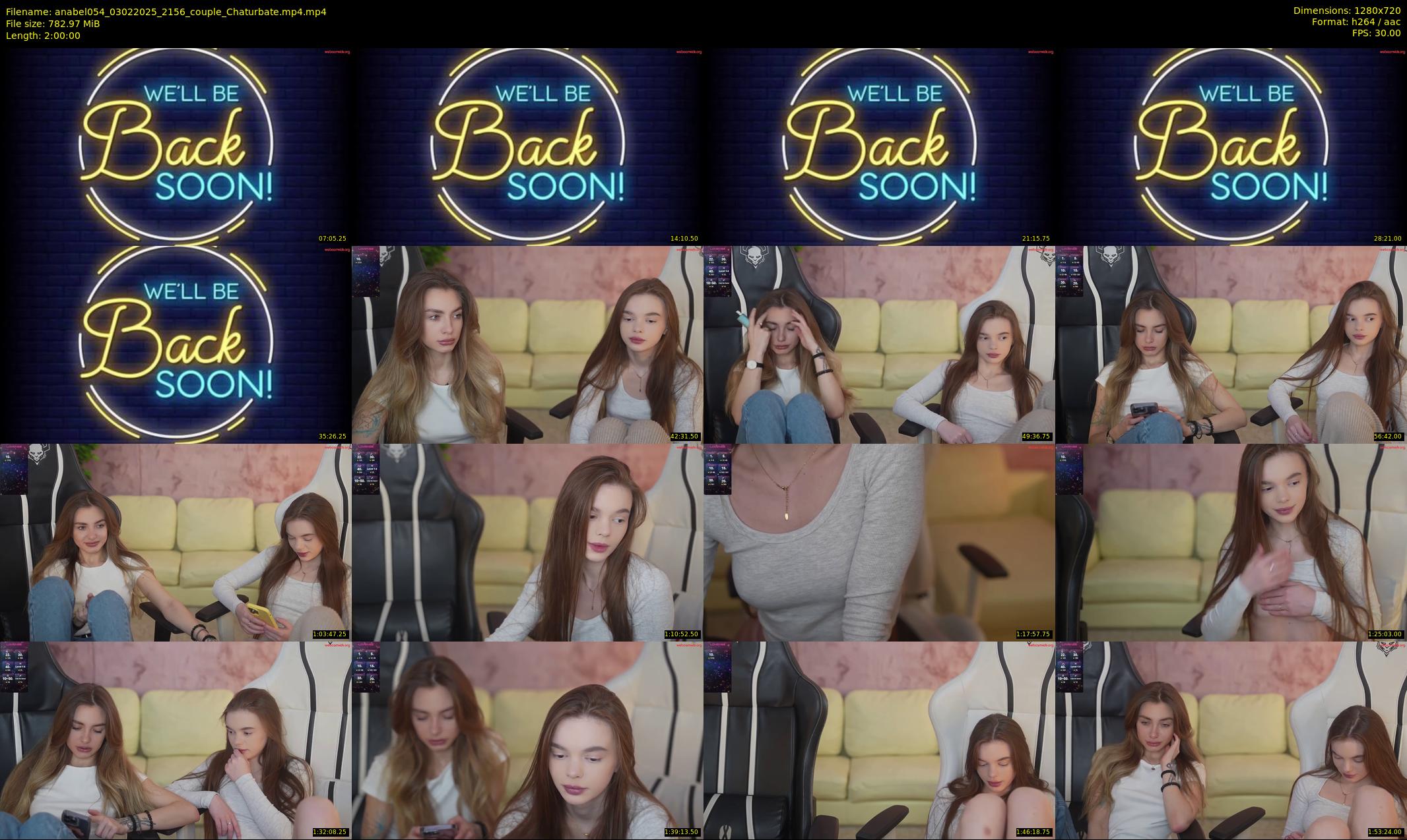 anabel054 — 120 minute Chaturbate female cam show recording, 720p, Feb 3, 2025