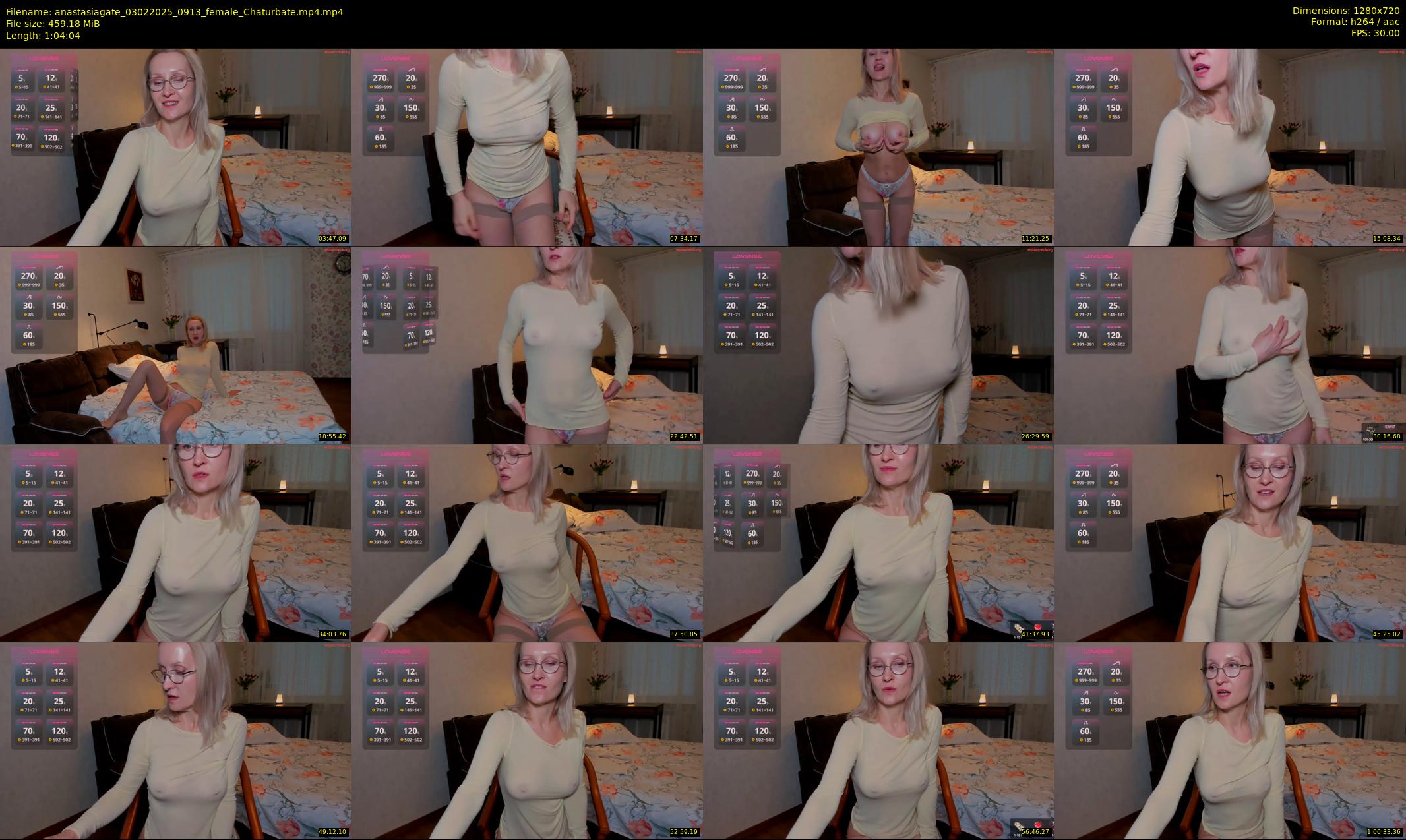 anastasiagate — 65 minute Chaturbate female cam show recording, 720p, Feb 3, 2025