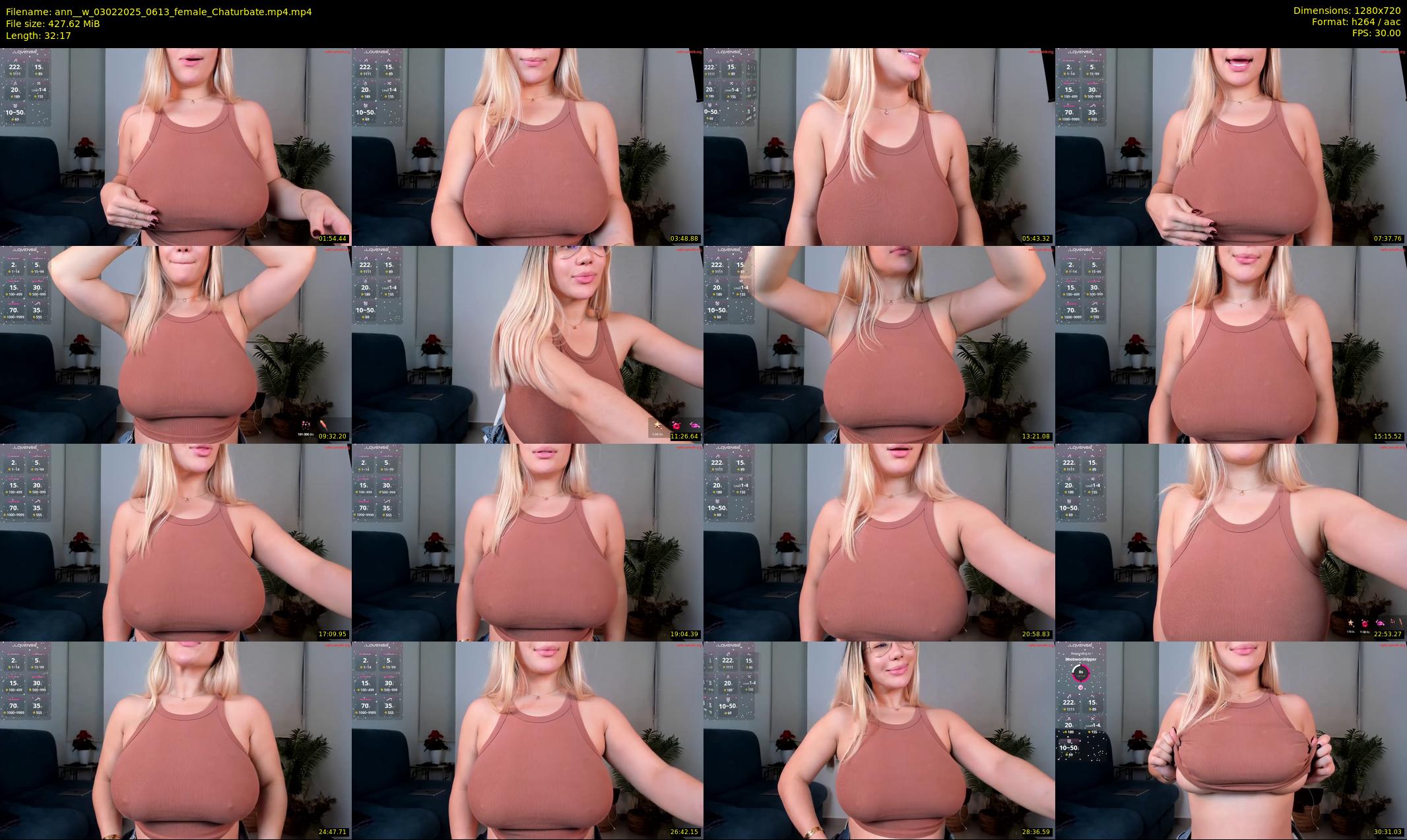 ann__w — 33 minute Chaturbate female cam show recording, 720p, Feb 3, 2025