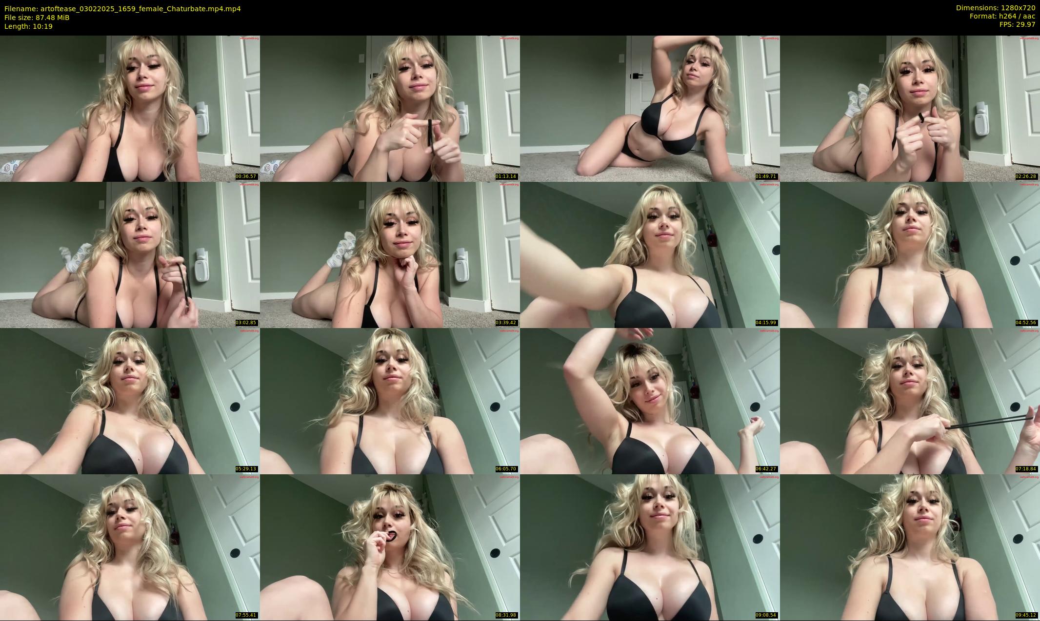 artoftease — 11 minute Chaturbate female cam show recording, 720p, Feb 3, 2025