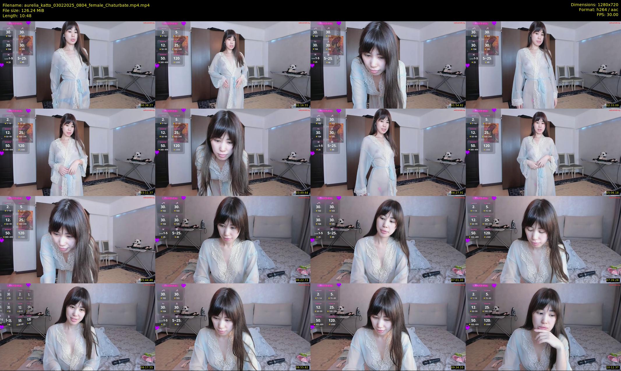 aurelia_katto — 11 minute Chaturbate female cam show recording, 720p, Feb 3, 2025