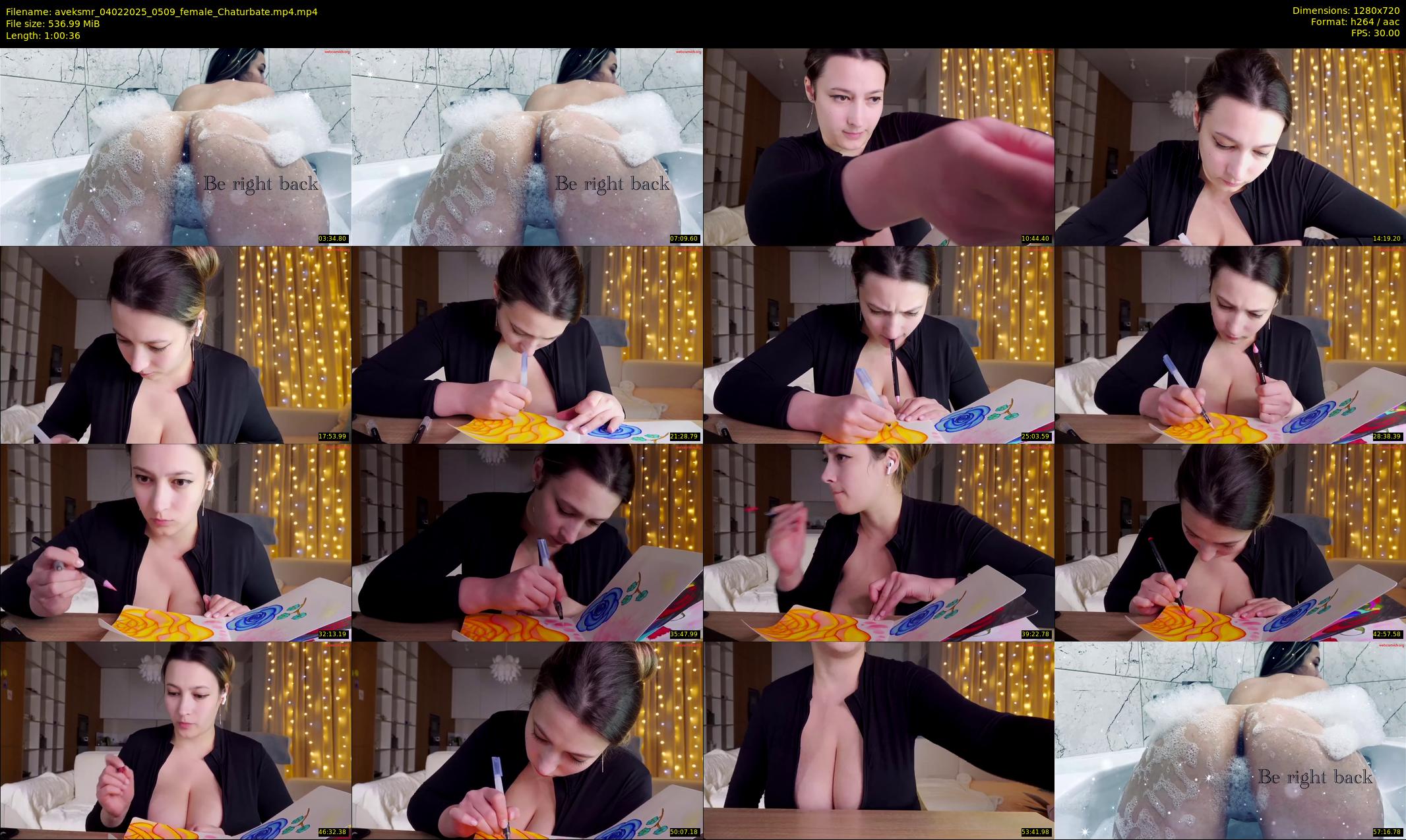 aveksmr — 61 minute Chaturbate couple cam show recording, 720p, Feb 4, 2025