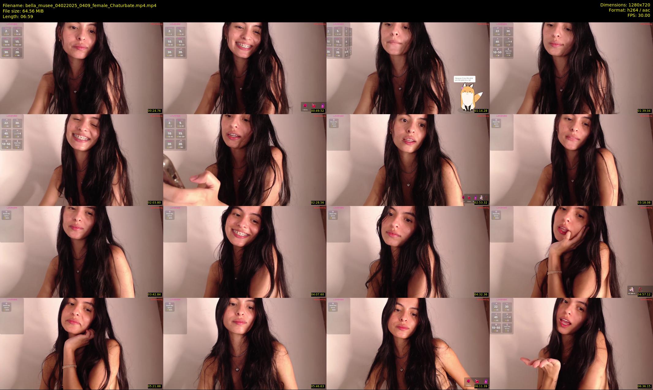 bella_musee — 7 minute Chaturbate female cam show recording, 720p, Feb 4, 2025