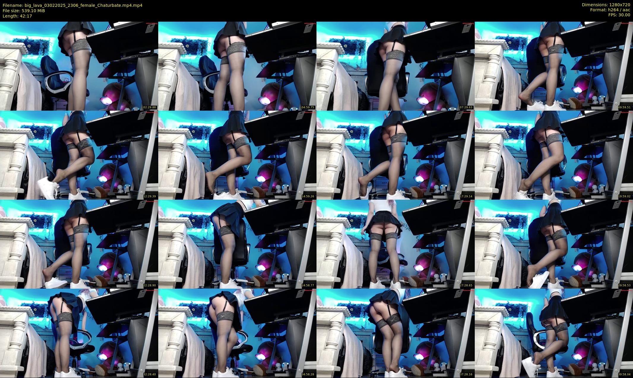 big_lava — 43 minute Chaturbate female cam show recording, 720p, Feb 3, 2025