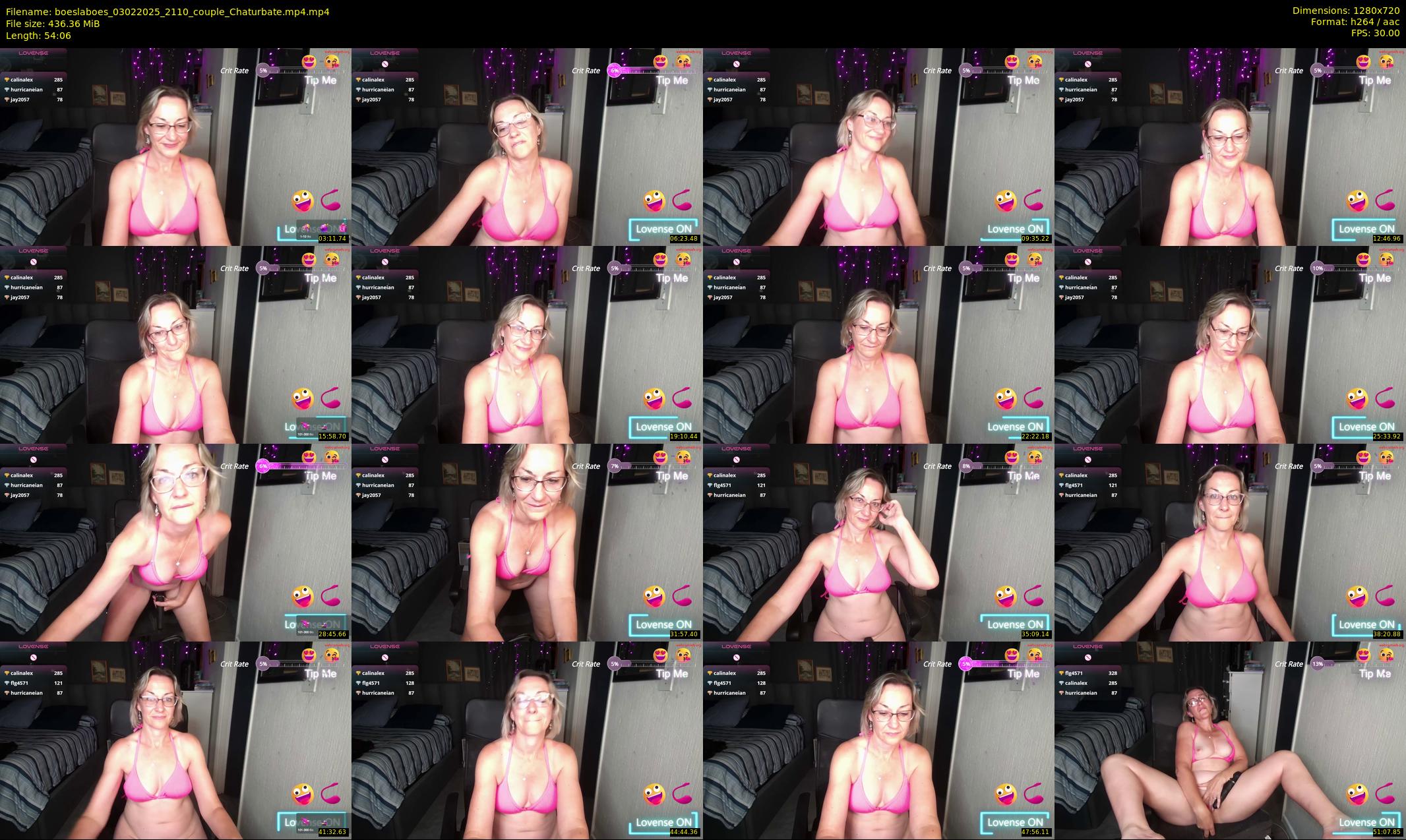 boeslaboes — 55 minute Chaturbate couple cam show recording, 720p, Feb 3, 2025