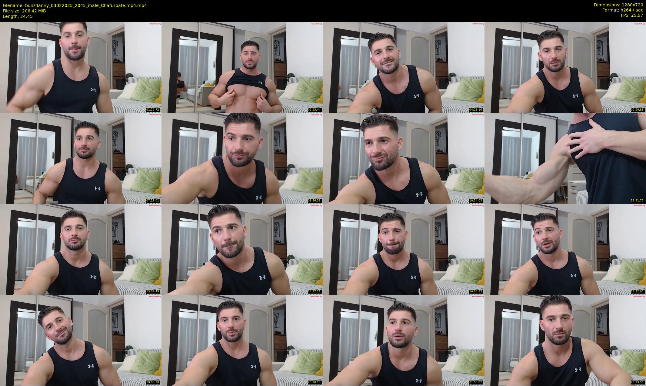 bunzdanny — 25 minute Chaturbate male cam show recording, 720p, Feb 3, 2025
