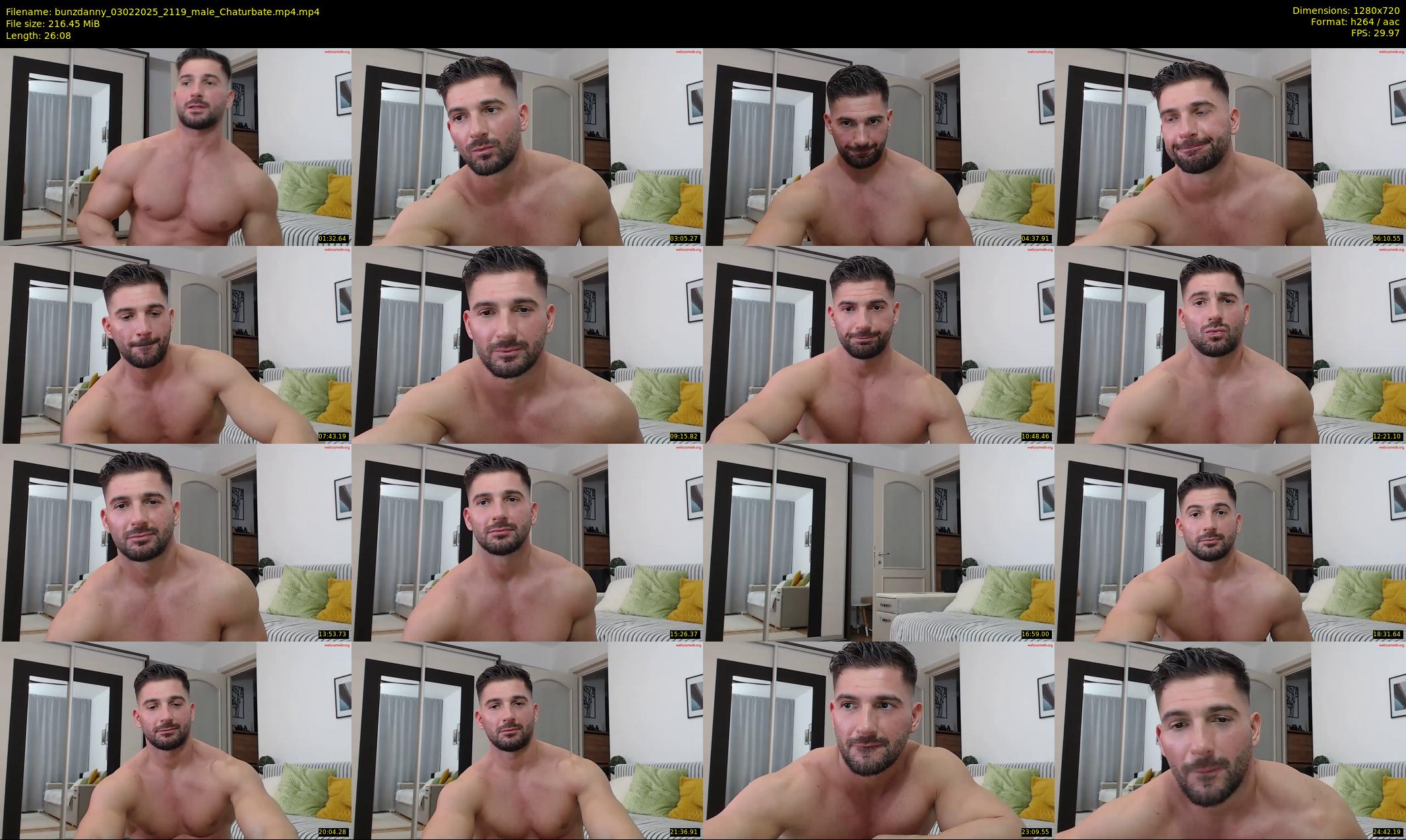 bunzdanny — 27 minute Chaturbate male cam show recording, 720p, Feb 3, 2025