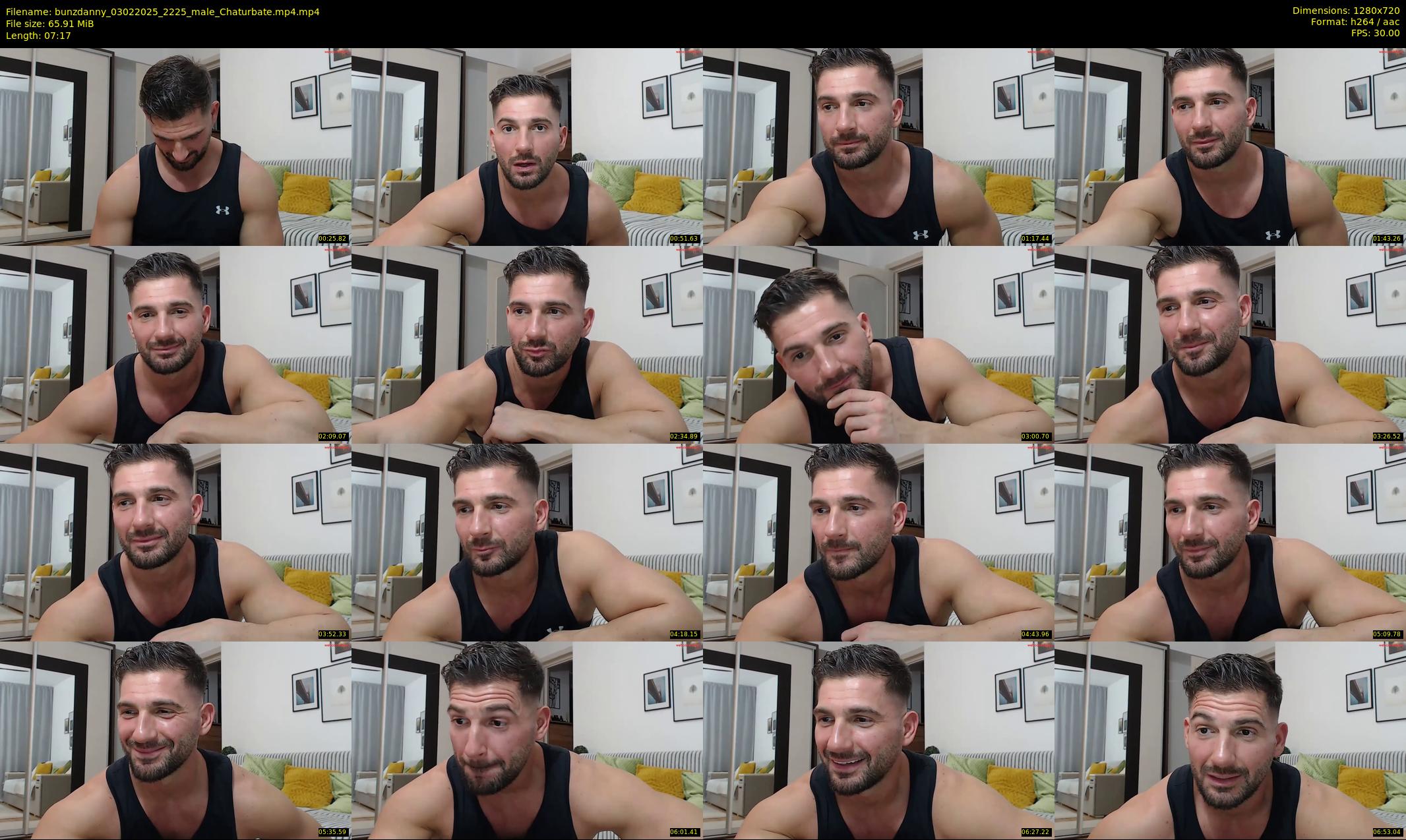 bunzdanny — 8 minute Chaturbate male cam show recording, 720p, Feb 3, 2025