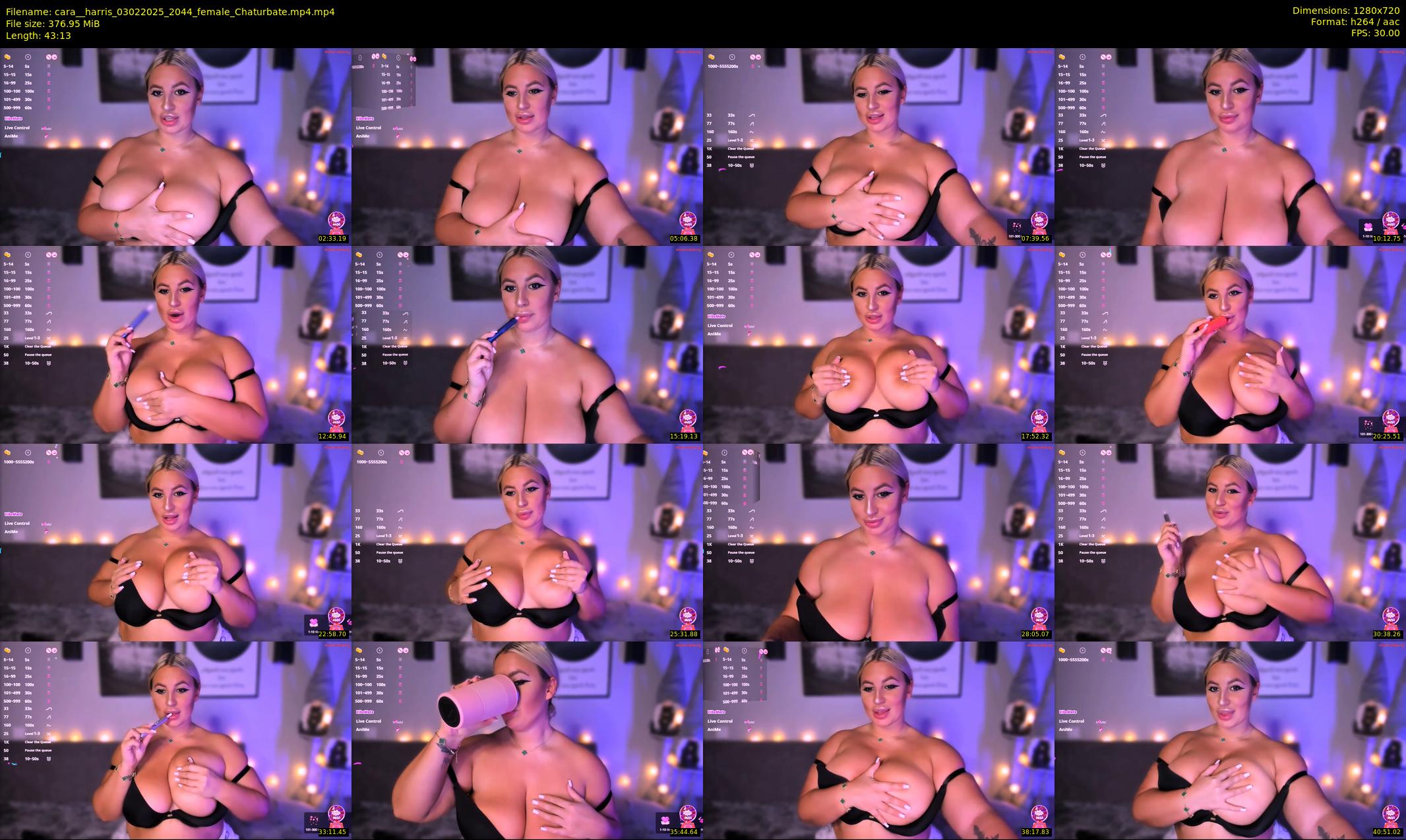 cara__harris — 44 minute Chaturbate female cam show recording, 720p, Feb 3, 2025