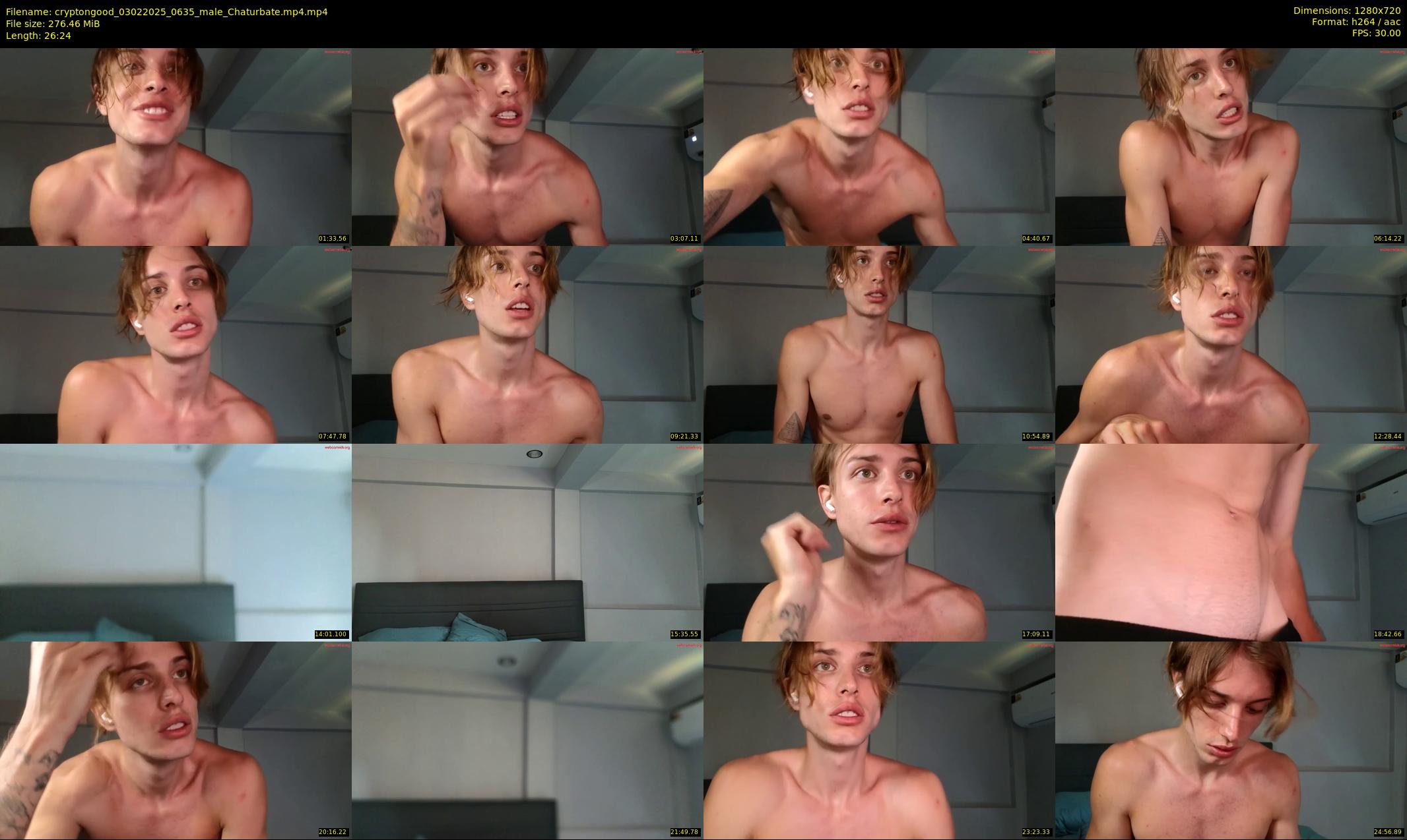 cryptongood — 27 minute Chaturbate male cam show recording, 720p, Feb 3, 2025