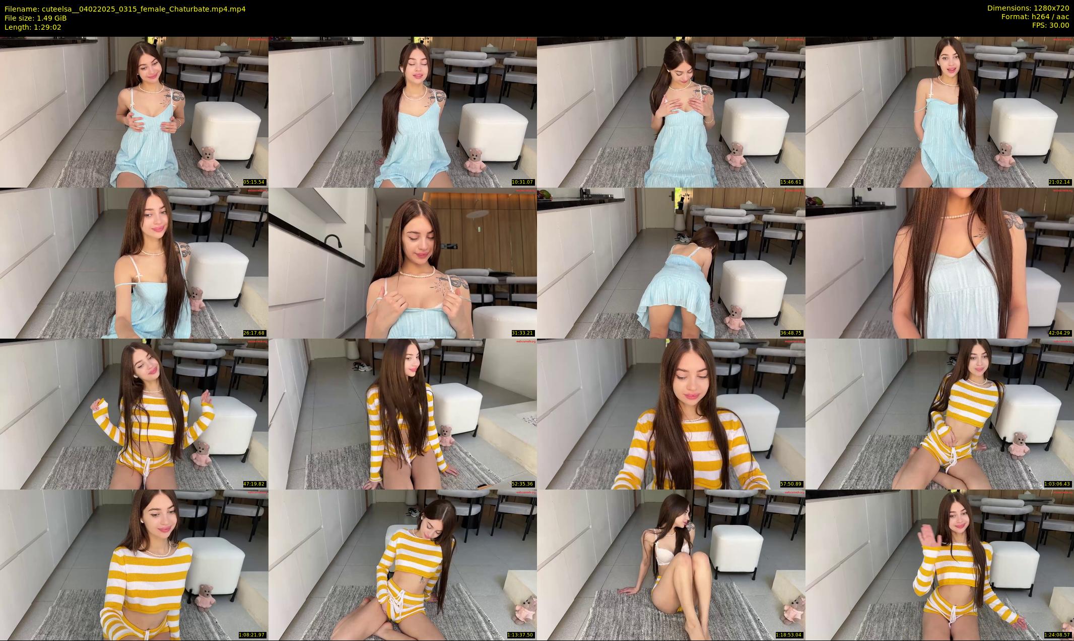 cuteelsa_ — 90 minute Chaturbate female cam show recording, 720p, Feb 4, 2025