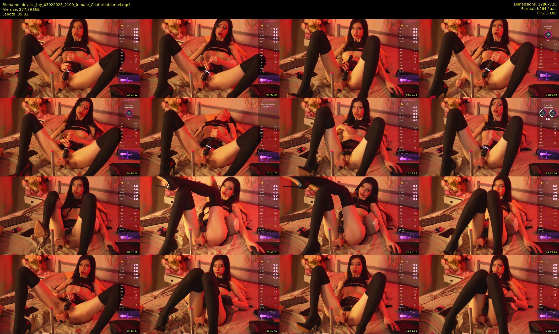 devilss_toy — 36 minute Chaturbate female cam show recording, 720p, Feb 3, 2025