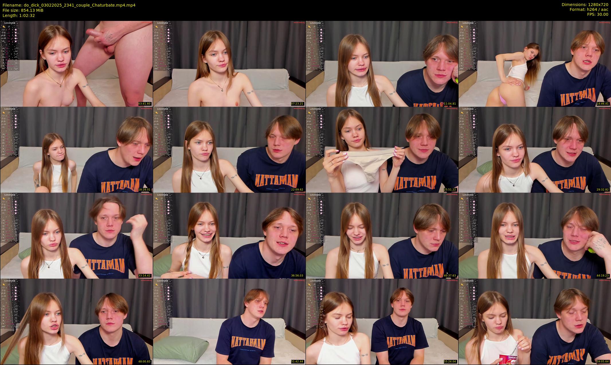 do_dick — 63 minute Chaturbate couple cam show recording, 720p, Feb 3, 2025