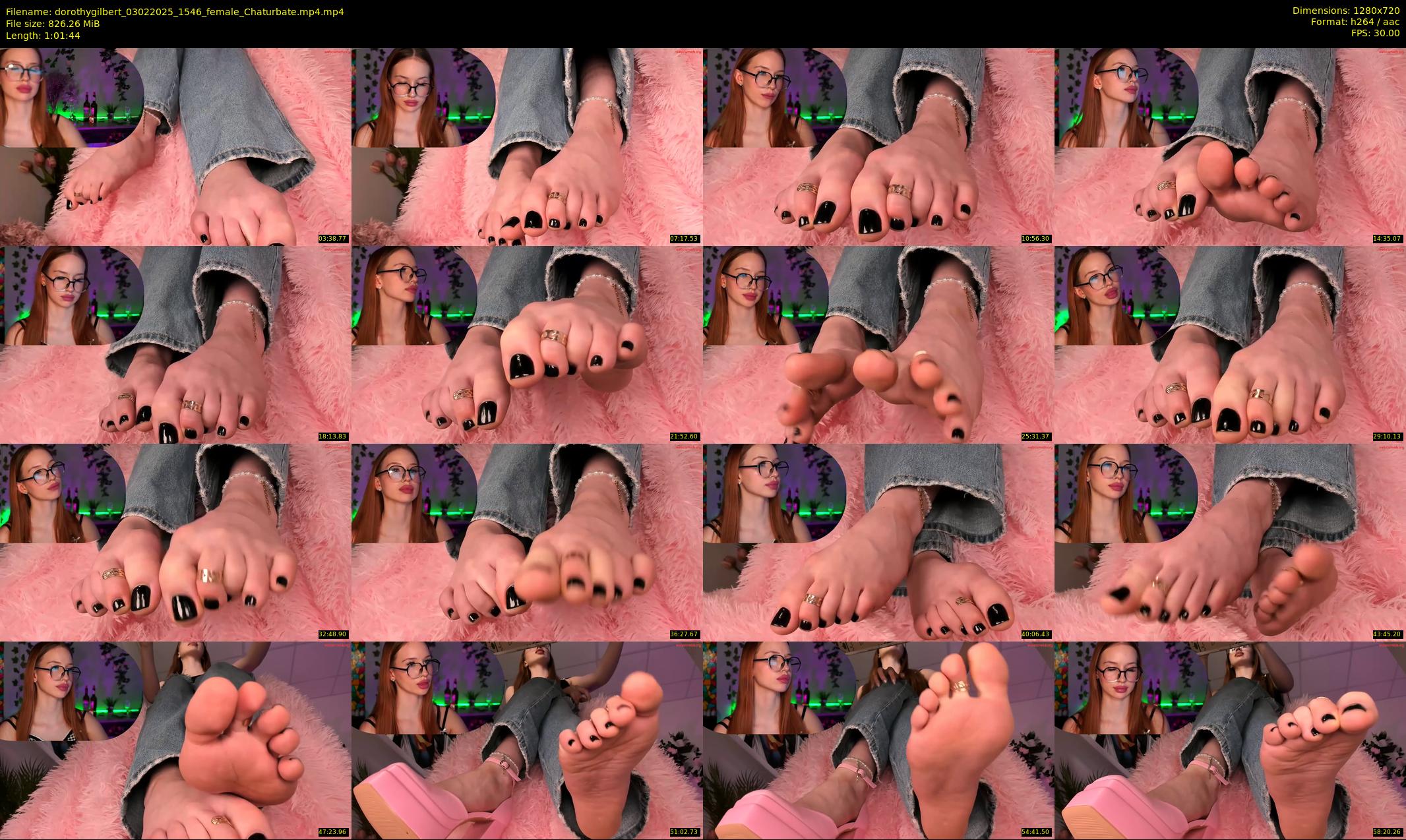 dorothygilbert — 62 minute Chaturbate female cam show recording, 720p, Feb 3, 2025