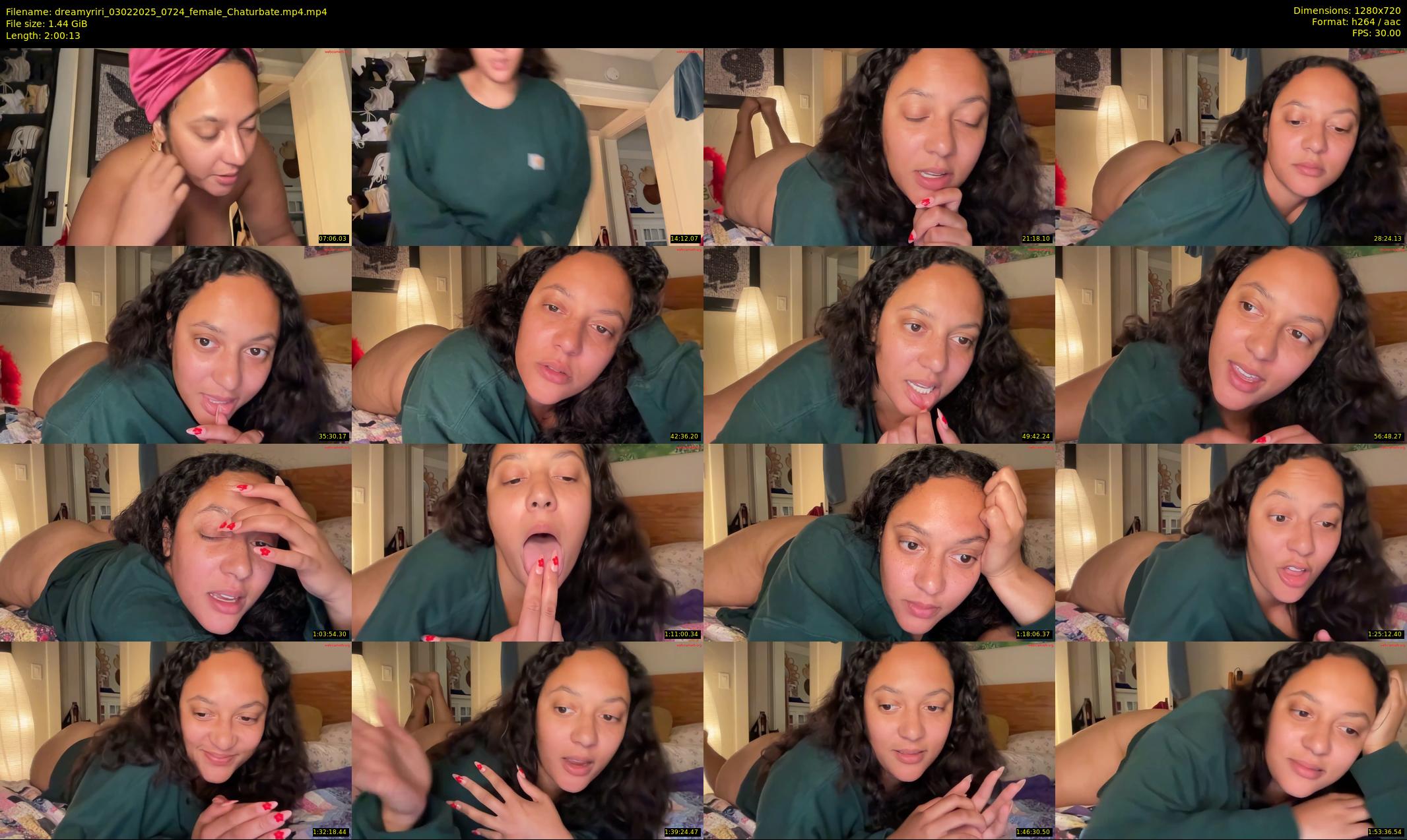 dreamyriri — 121 minute Chaturbate female cam show recording, 720p, Feb 3, 2025