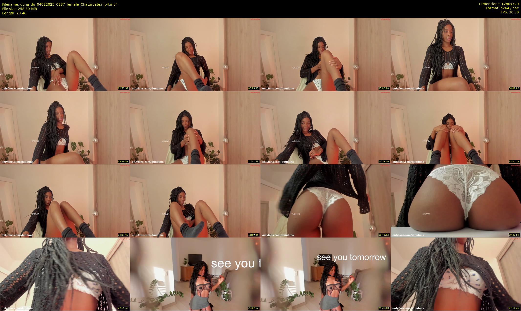 duna_du — 29 minute Chaturbate female cam show recording, 720p, Feb 4, 2025
