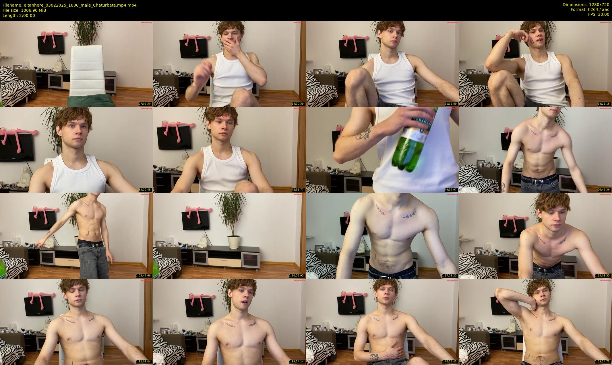 eitanhere — 120 minute Chaturbate male cam show recording, 720p, Feb 3, 2025