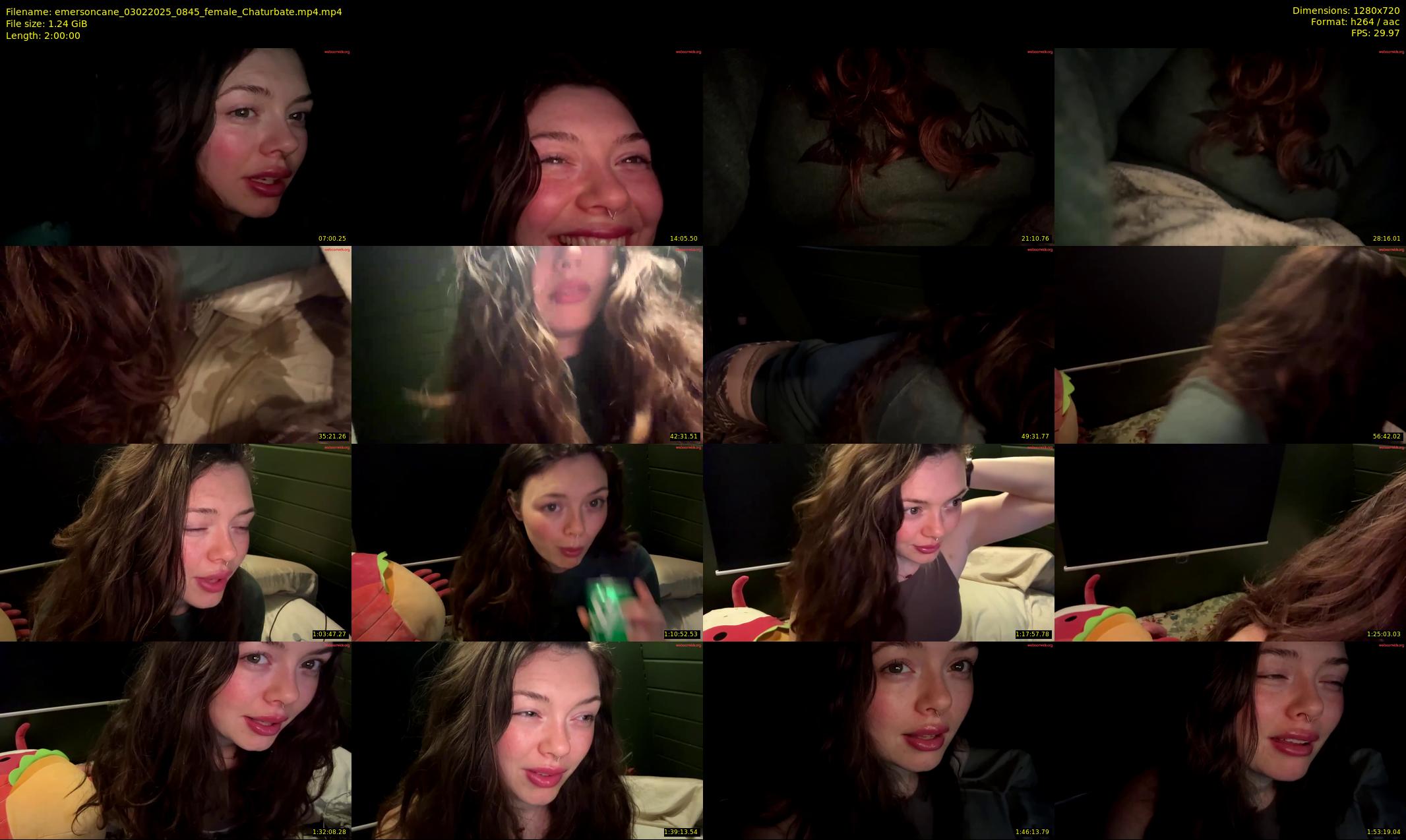 emersoncane — 120 minute Chaturbate female cam show recording, 720p, Feb 3, 2025