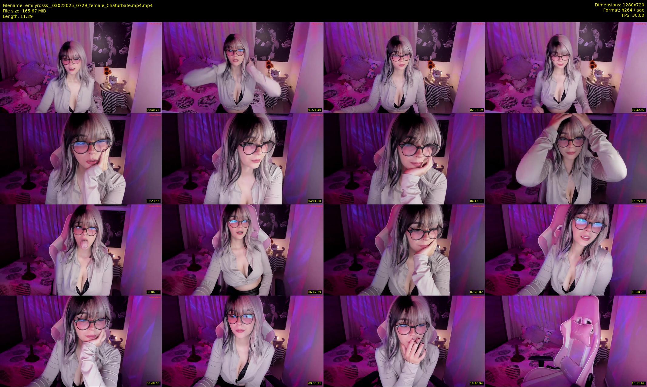 emilyrosss_ — 12 minute Chaturbate female cam show recording, 720p, Feb 3, 2025