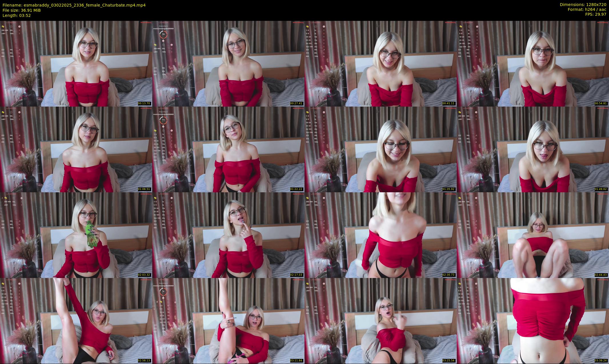 esmabraddy — 4 minute Chaturbate female cam show recording, 720p, Feb 3, 2025
