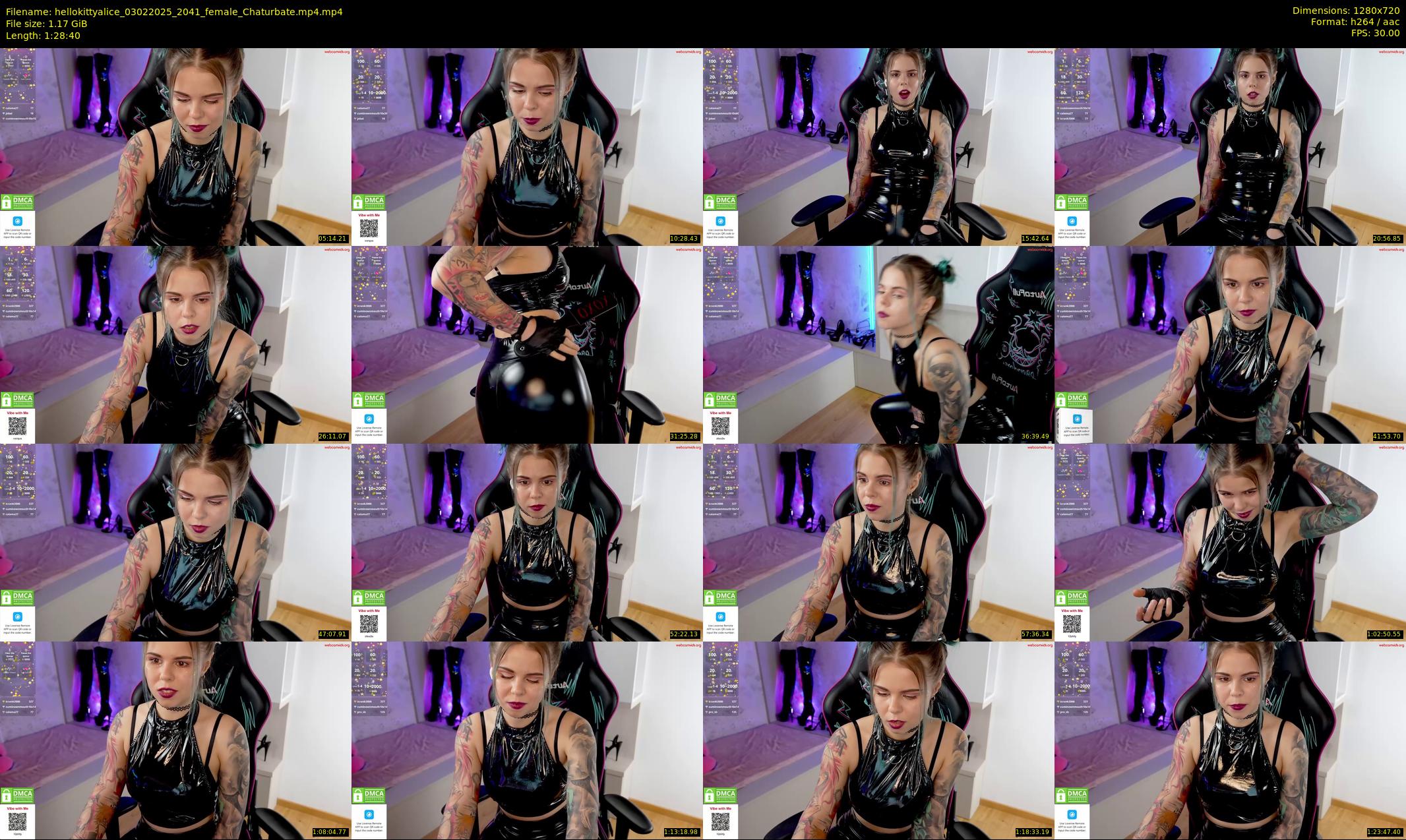 hellokittyalice — 89 minute Chaturbate female cam show recording, 720p, Feb 3, 2025