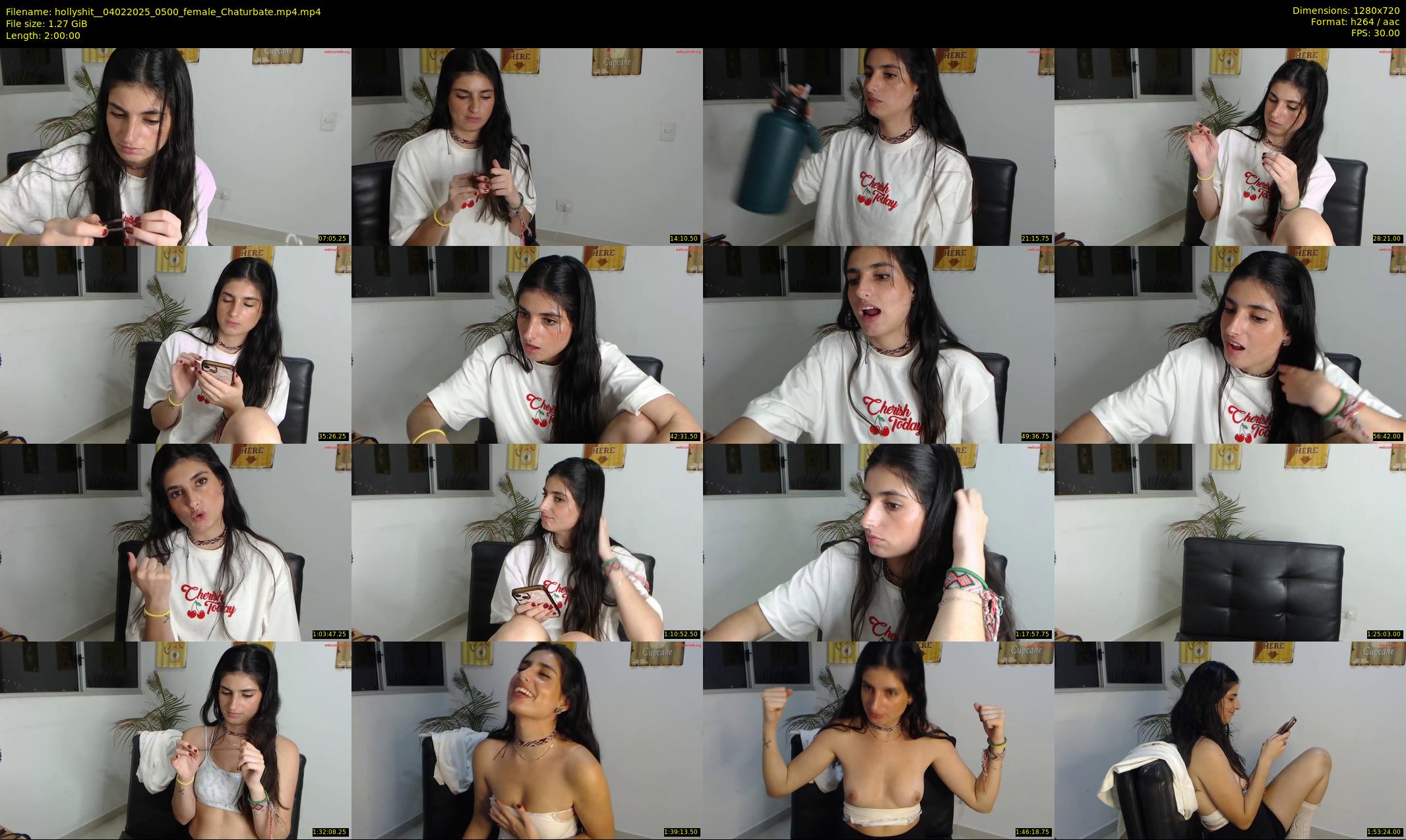 hollyshit_ — 120 minute Chaturbate female cam show recording, 720p, Feb 4, 2025