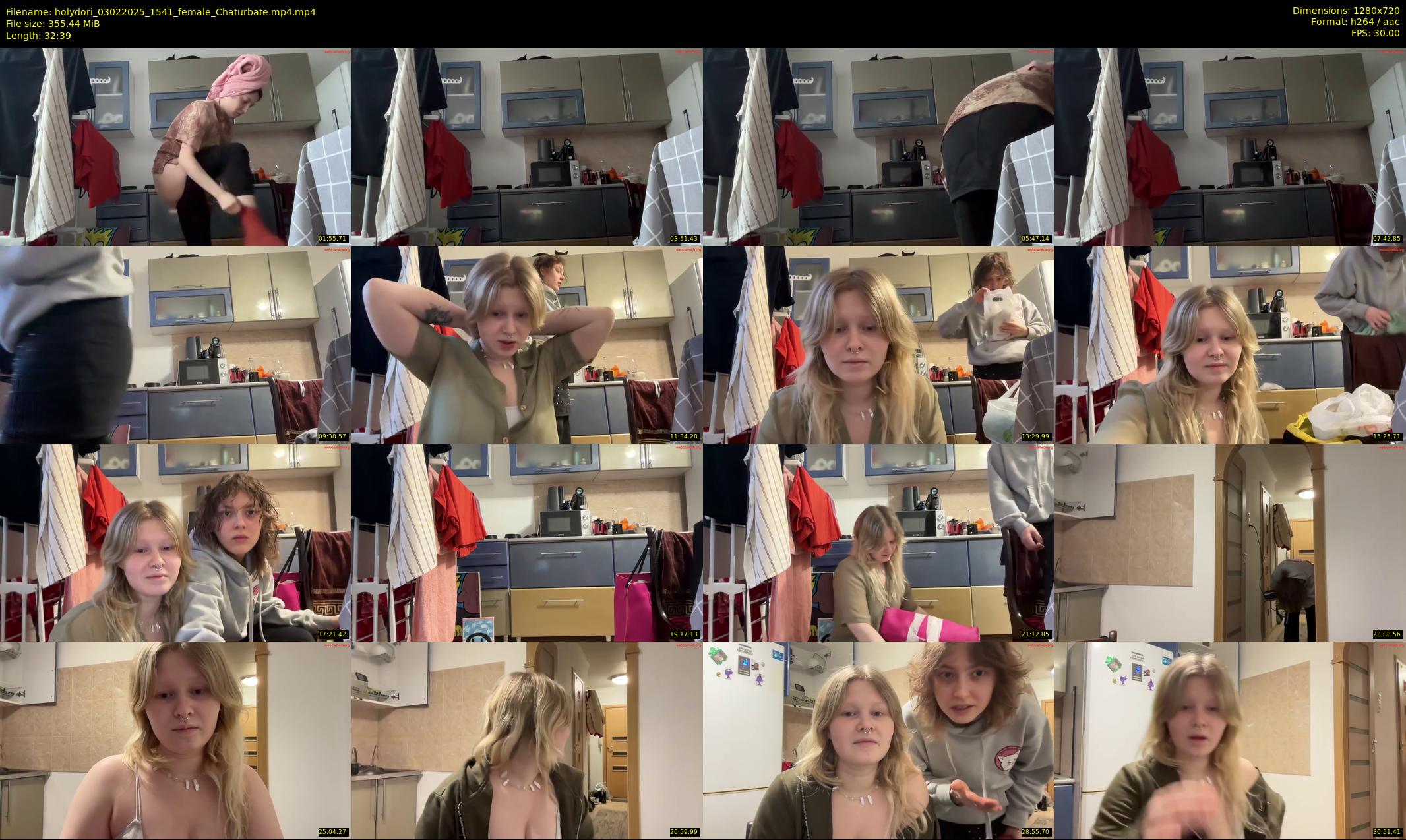 holydori — 33 minute Chaturbate female cam show recording, 720p, Feb 3, 2025
