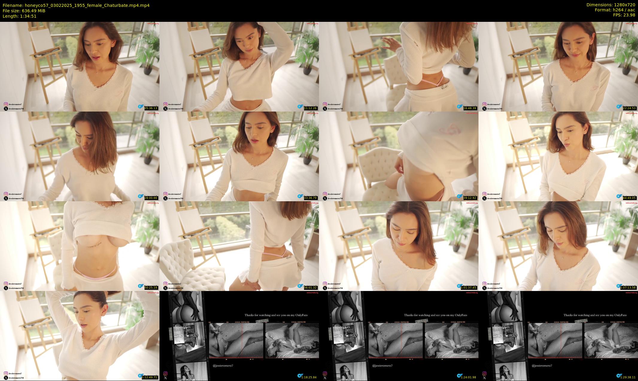 honeyco57 — 95 minute Chaturbate female cam show recording, 720p, Feb 3, 2025