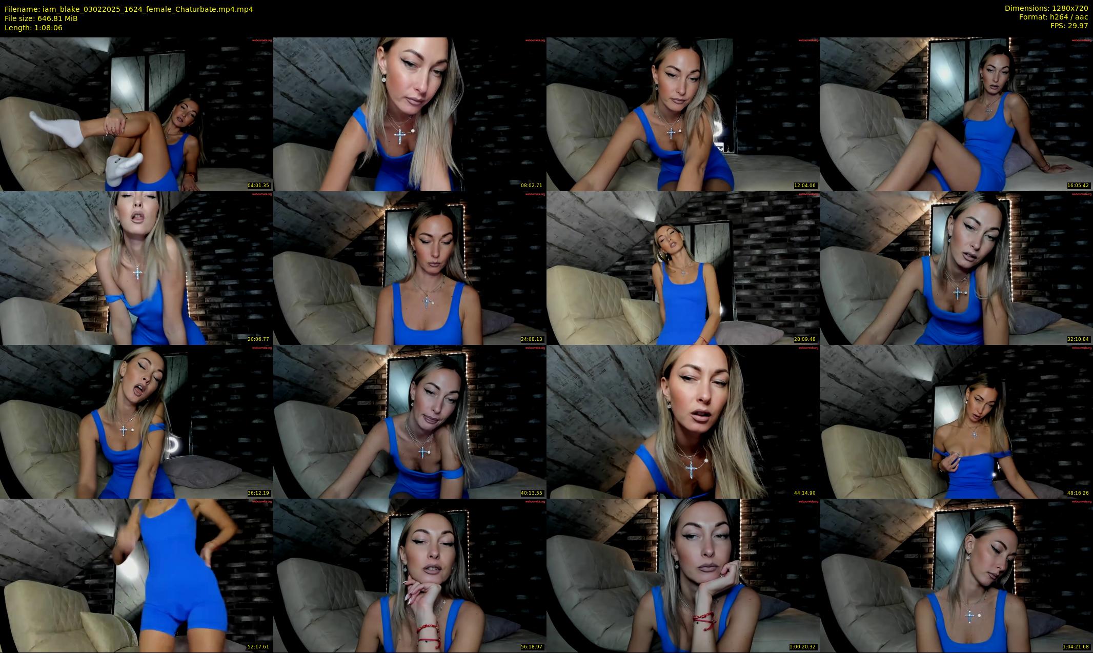 iam_blake — 69 minute Chaturbate female cam show recording, 720p, Feb 3, 2025