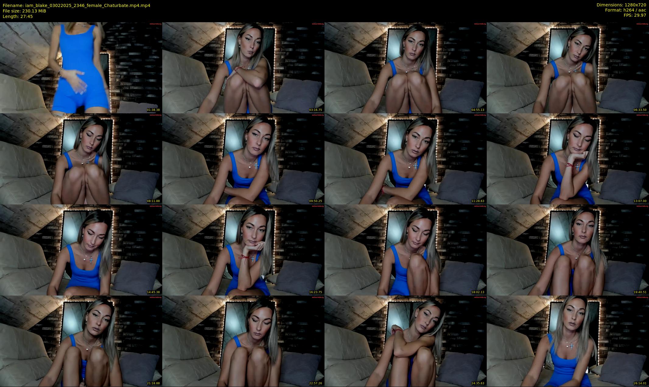 iam_blake — 28 minute Chaturbate female cam show recording, 720p, Feb 3, 2025