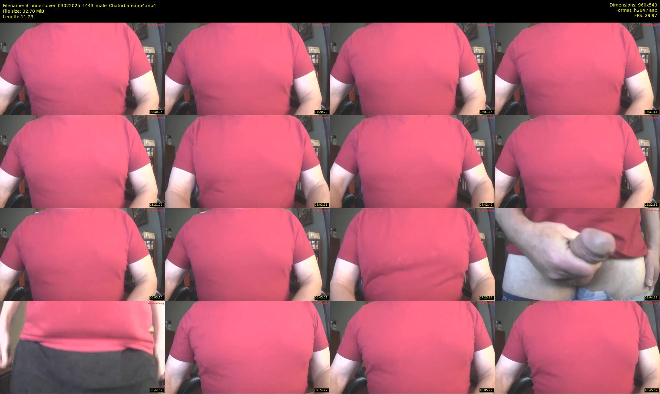 il_undercover — 12 minute Chaturbate male cam show recording, 480p, Feb 3, 2025