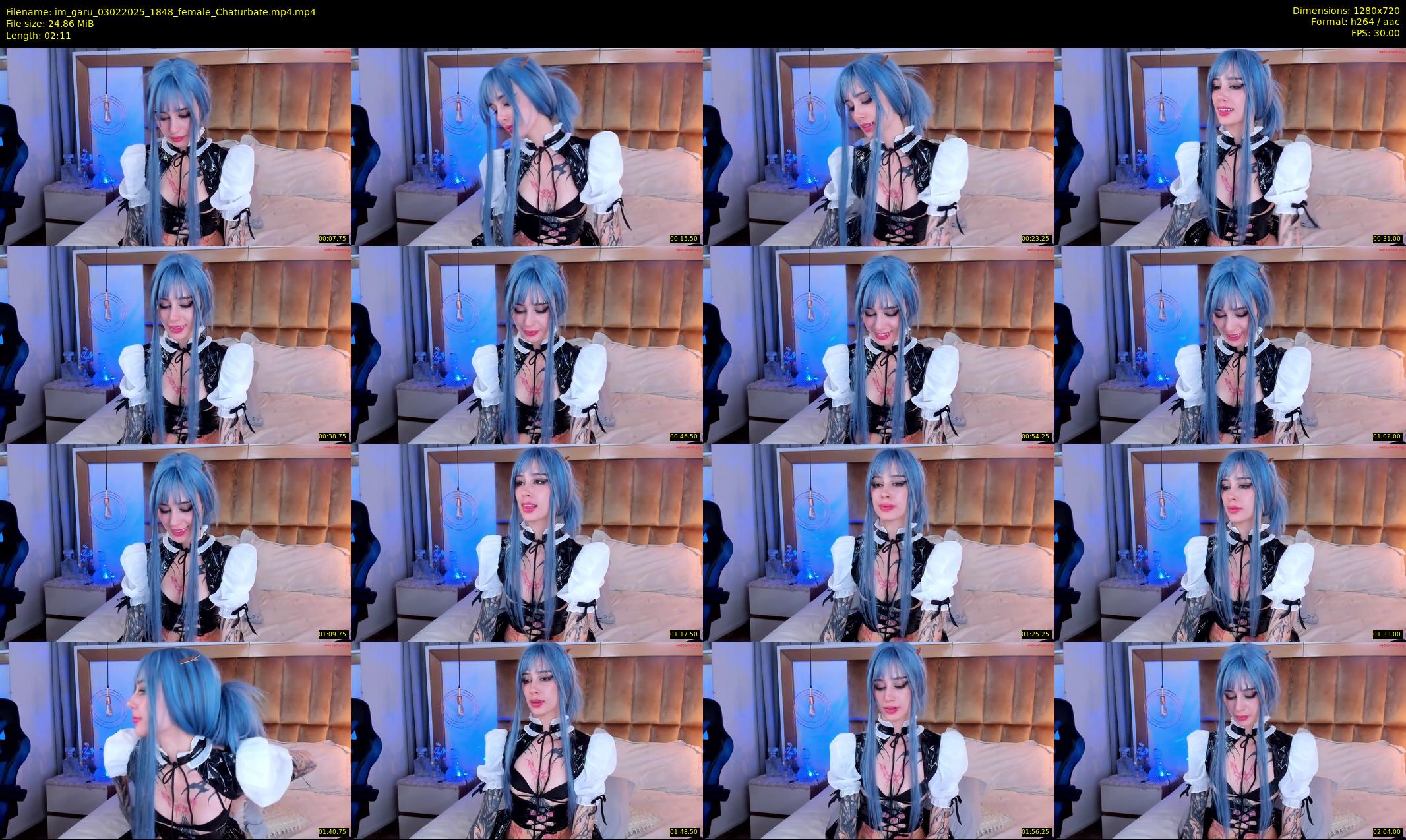 im_garu — 3 minute Chaturbate female cam show recording, 720p, Feb 3, 2025