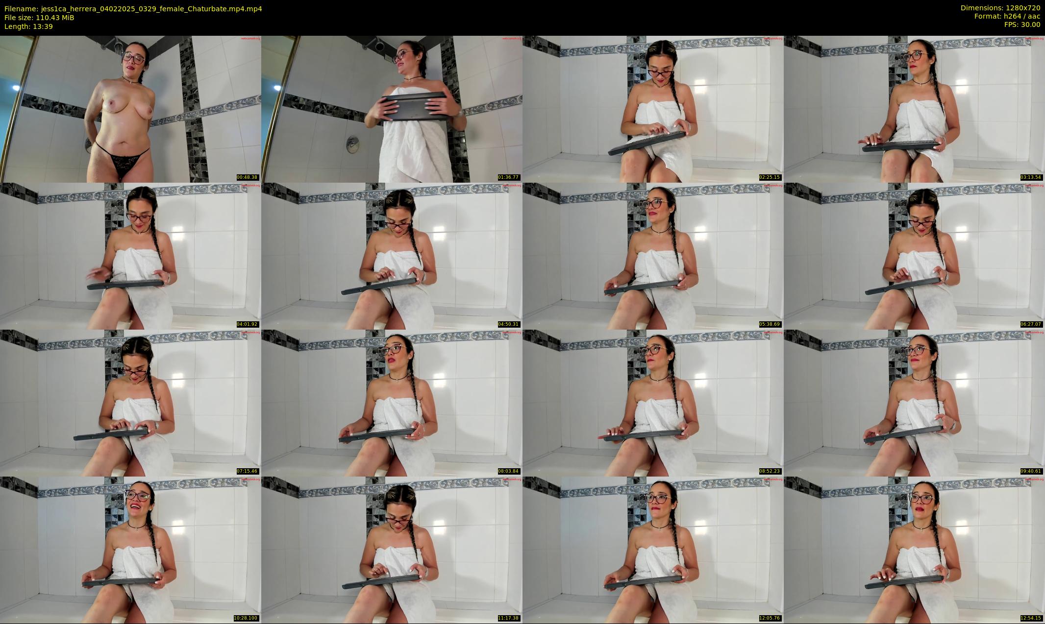jess1ca_herrera — 14 minute Chaturbate female cam show recording, 720p, Feb 4, 2025