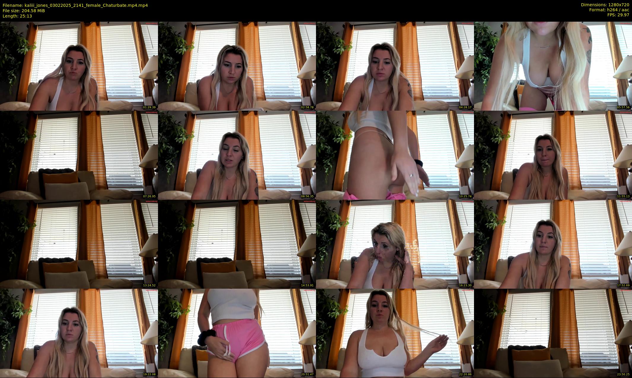 kaliii_jones — 26 minute Chaturbate female cam show recording, 720p, Feb 3, 2025