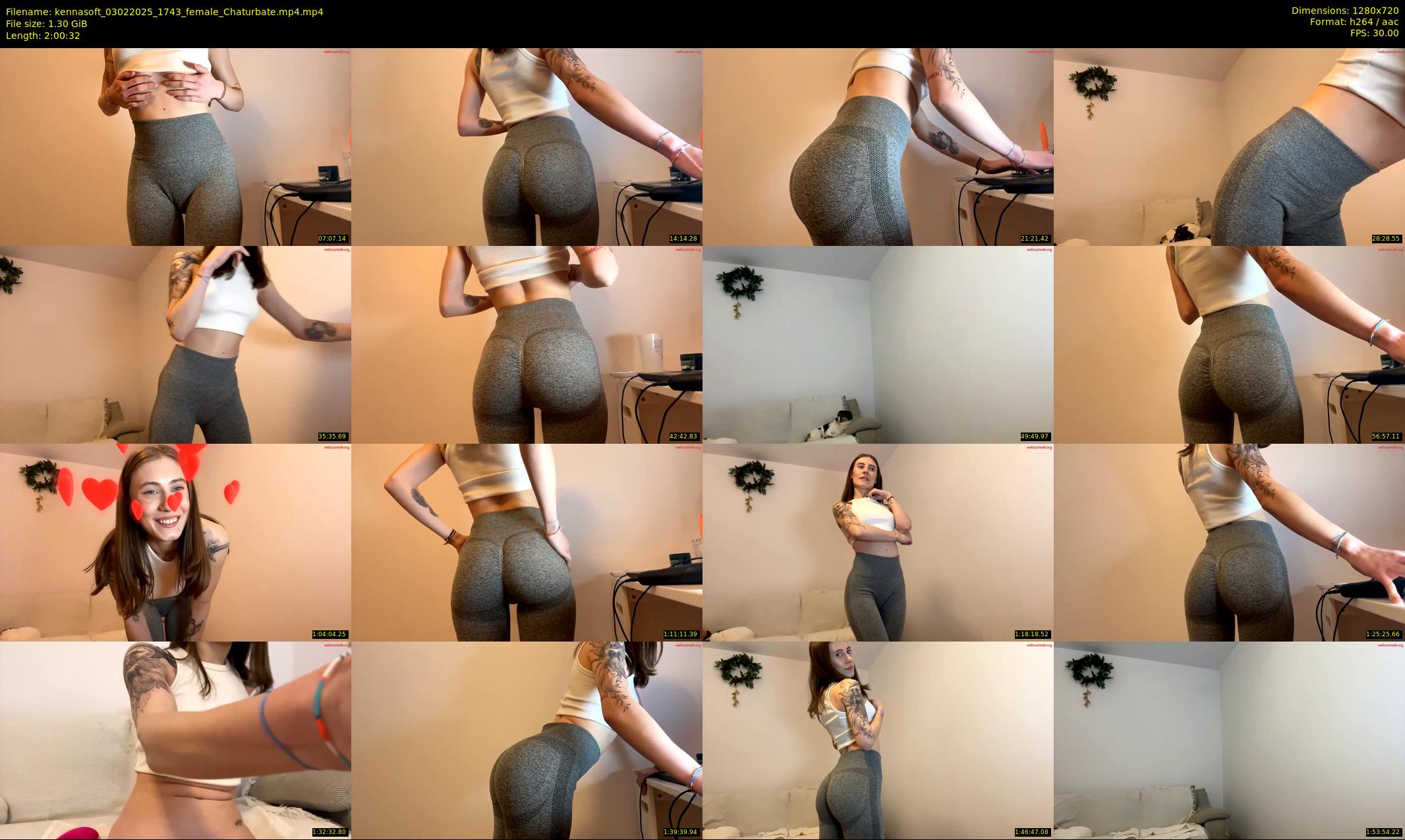 kennasoft — 121 minute Chaturbate female cam show recording, 720p, Feb 3, 2025