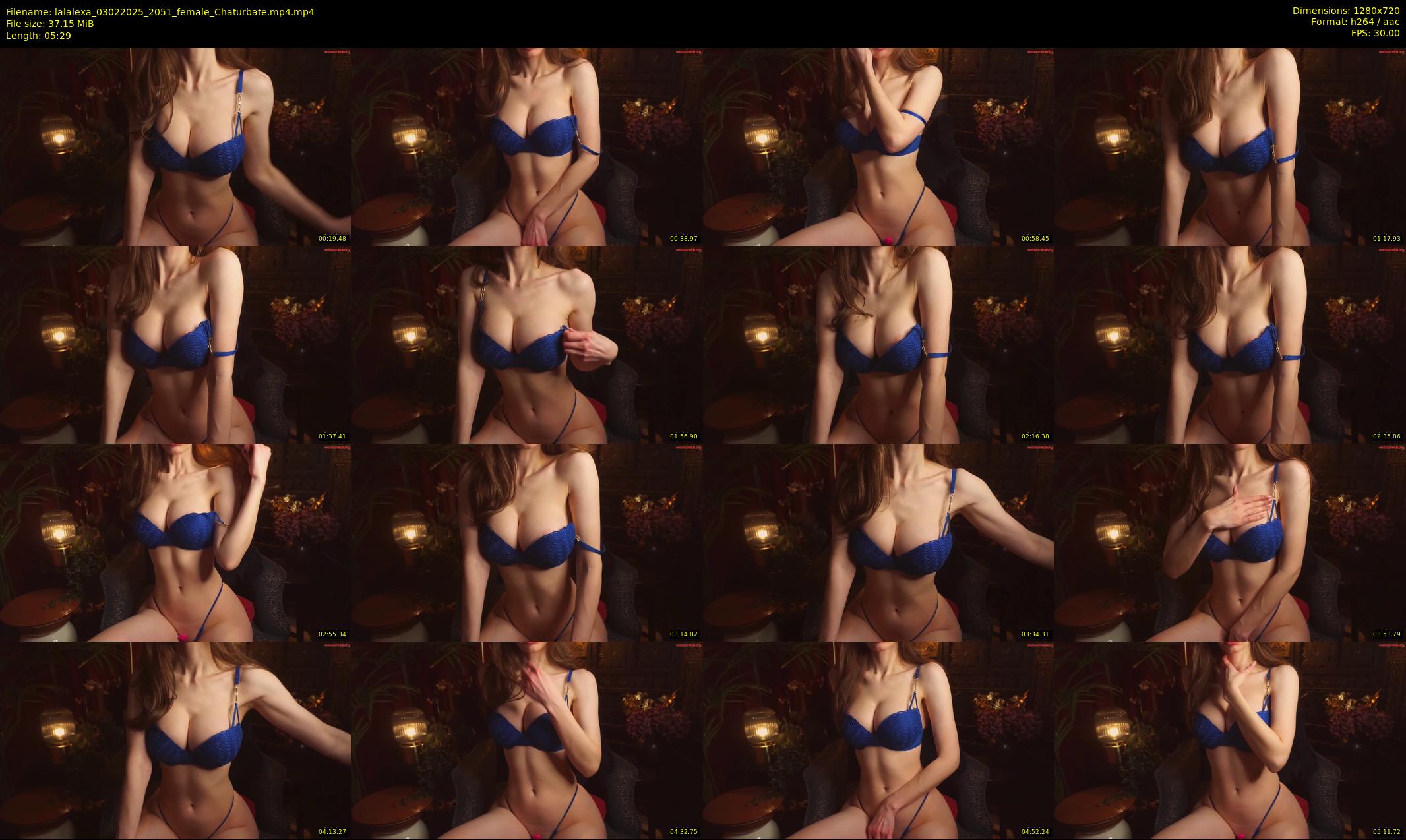lalalexa — 6 minute Chaturbate female cam show recording, 720p, Feb 3, 2025
