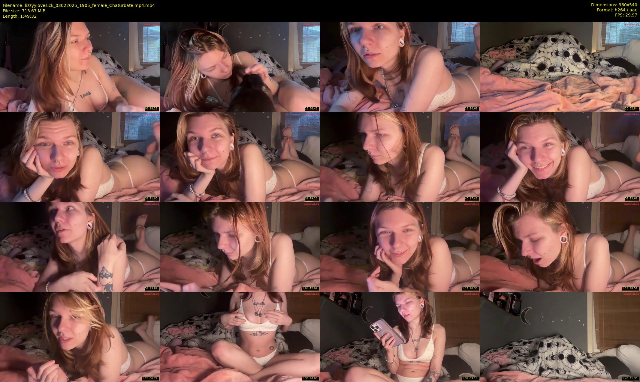 lizzyylovesick — 110 minute Chaturbate female cam show recording, 480p, Feb 3, 2025
