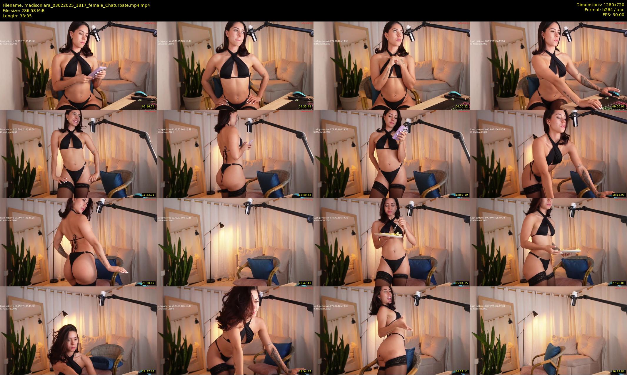 madisonlara — 39 minute Chaturbate female cam show recording, 720p, Feb 3, 2025