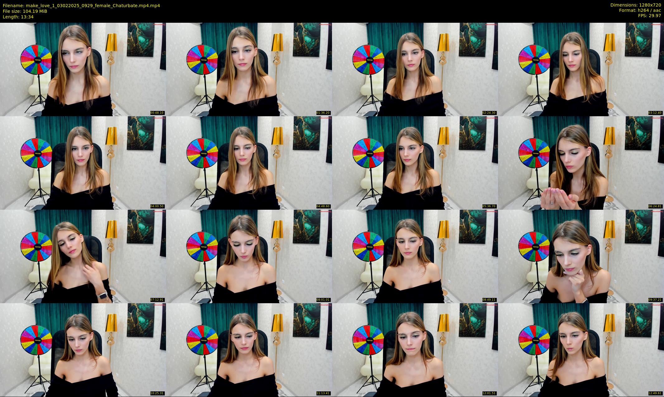 make_love_1 — 14 minute Chaturbate female cam show recording, 720p, Feb 3, 2025