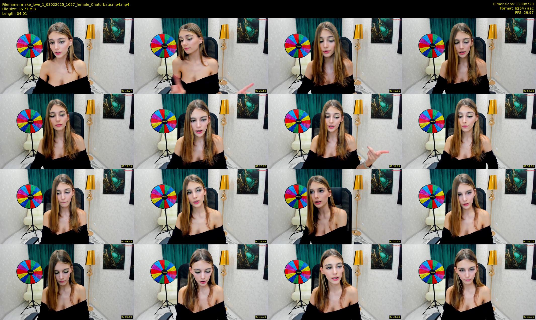 make_love_1 — 5 minute Chaturbate female cam show recording, 720p, Feb 3, 2025