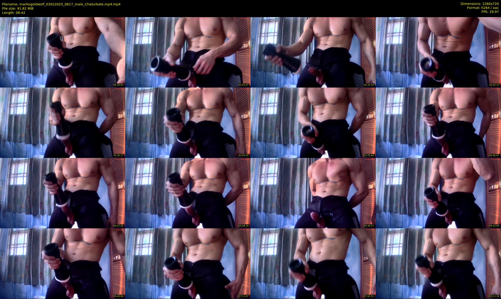 markogoldwolf — 9 minute Chaturbate male cam show recording, 720p, Feb 3, 2025